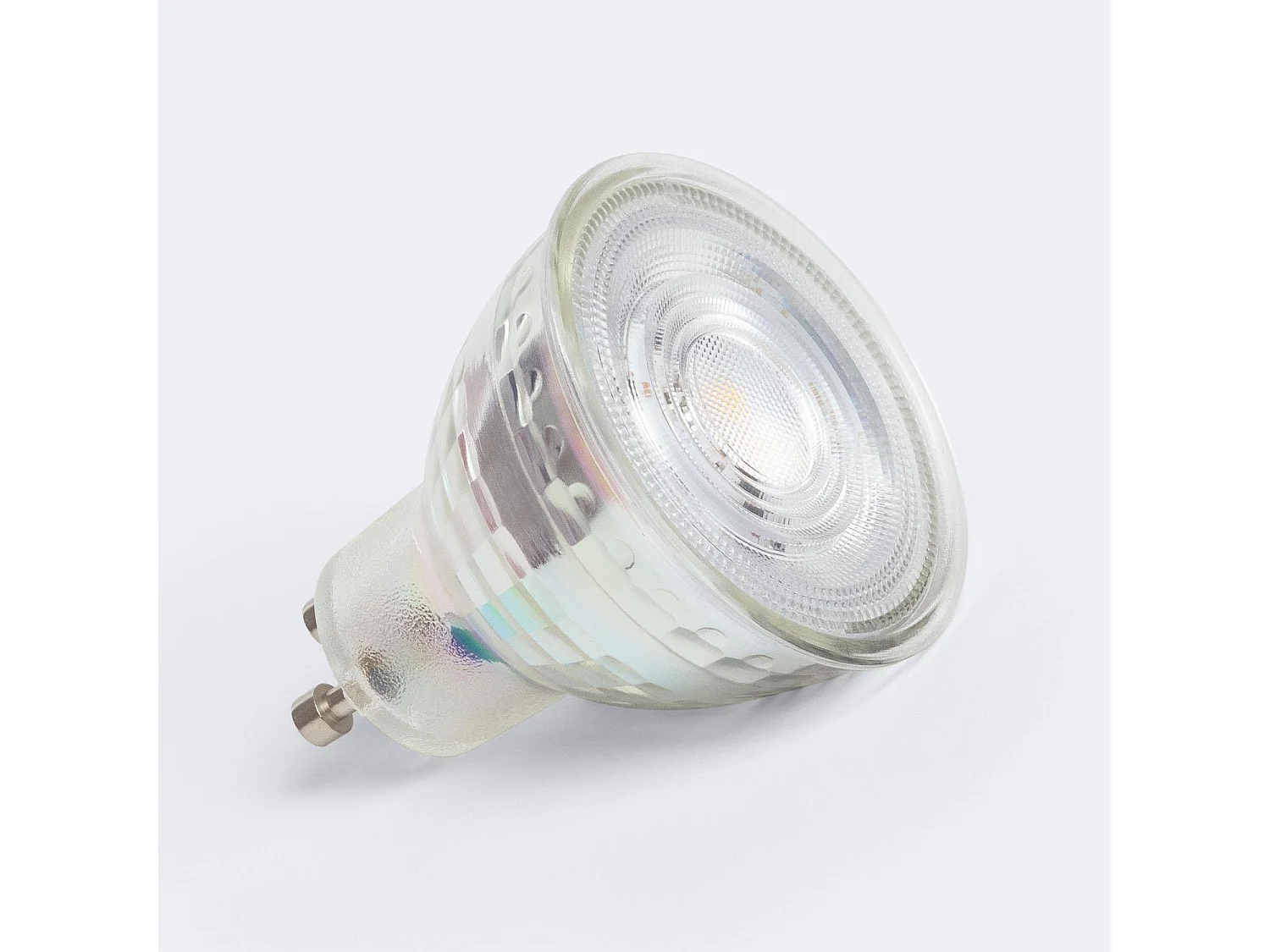 Ampoule LED GU10 5W 500 lm Cristal 60º No Flicker 4000K Blanc neutre