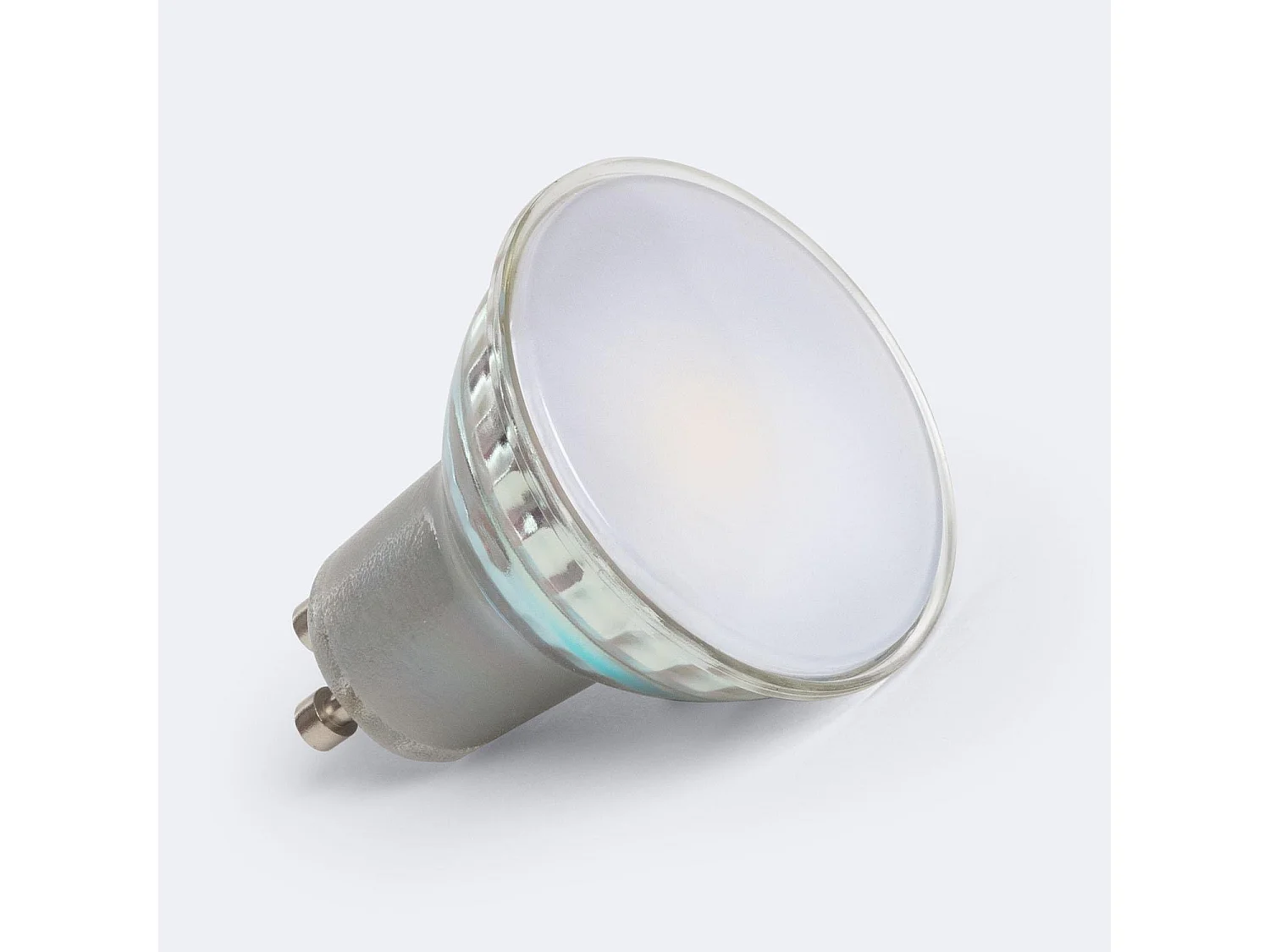 Bombilla LED GU10 10W 1000 lm Cristal 100º No Flicker 4000K Blanco Neutro