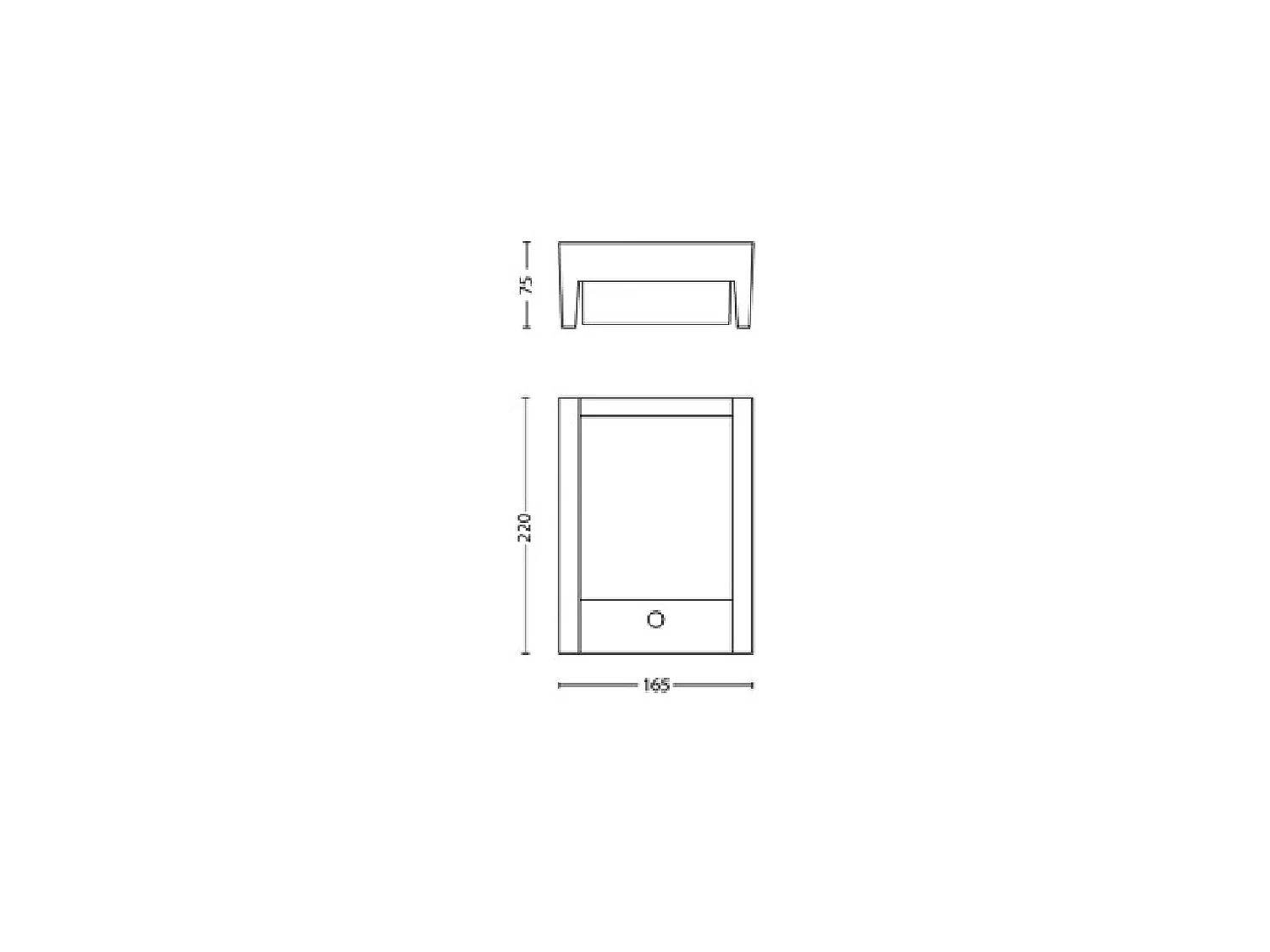 Applique Murale Extérieure LED 3,8 W  Arbour 2700K Blanc chaud