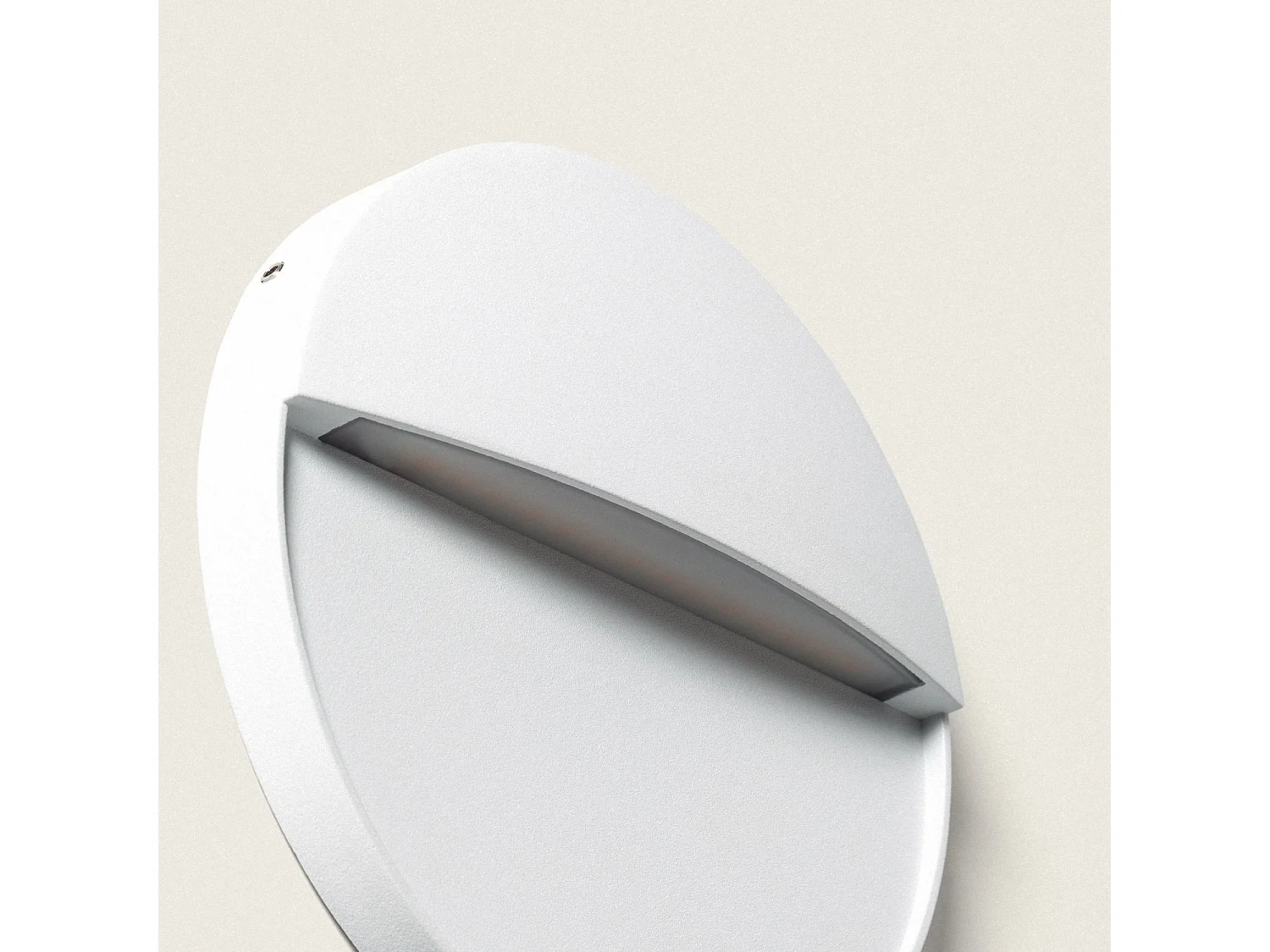 Applique da esterno LED 3W Superficie Circolare Jade 4000K Bianco Bianco Naturale