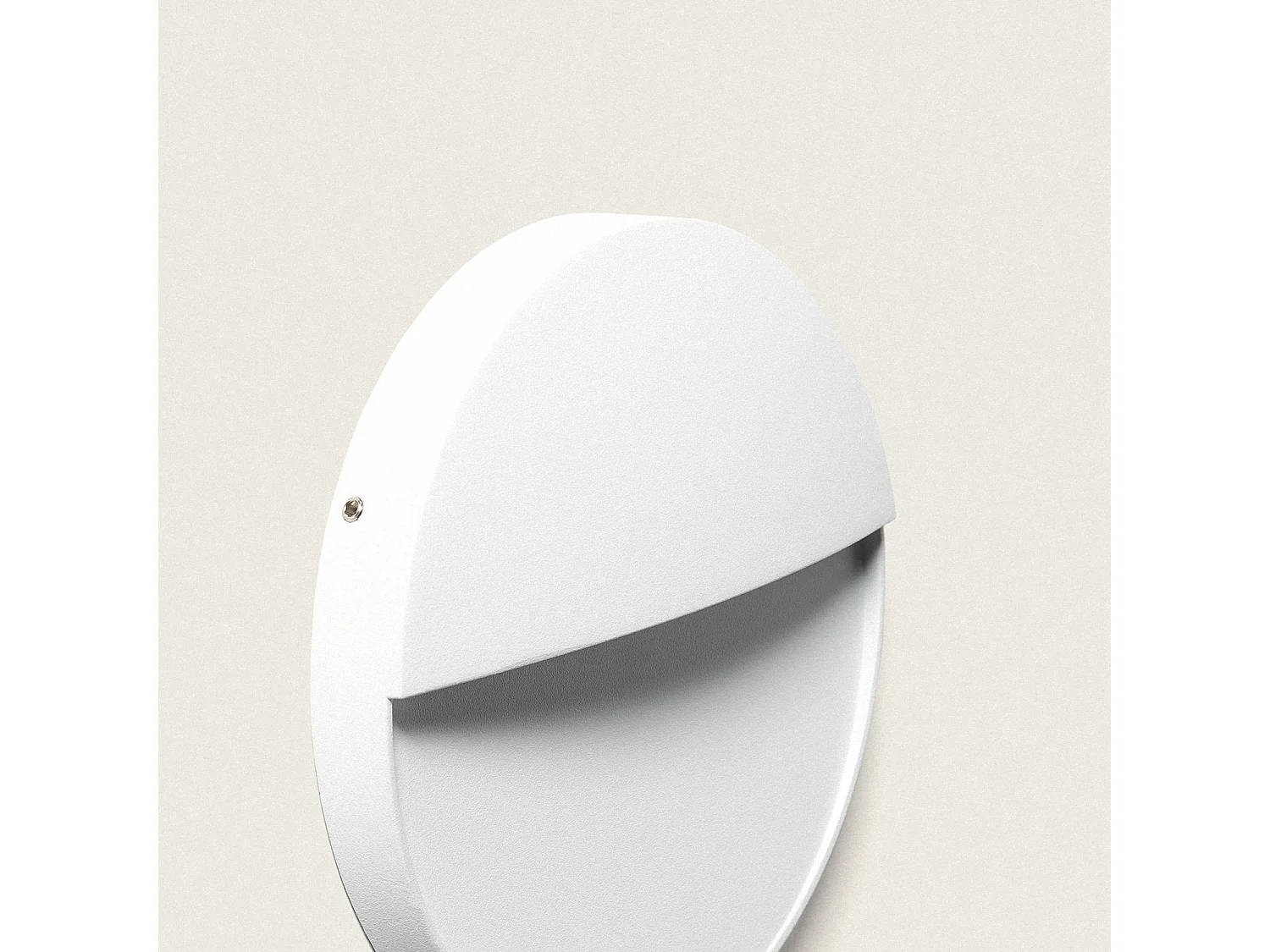 Applique da esterno LED 3W Superficie Circolare Jade 4000K Bianco Bianco Naturale