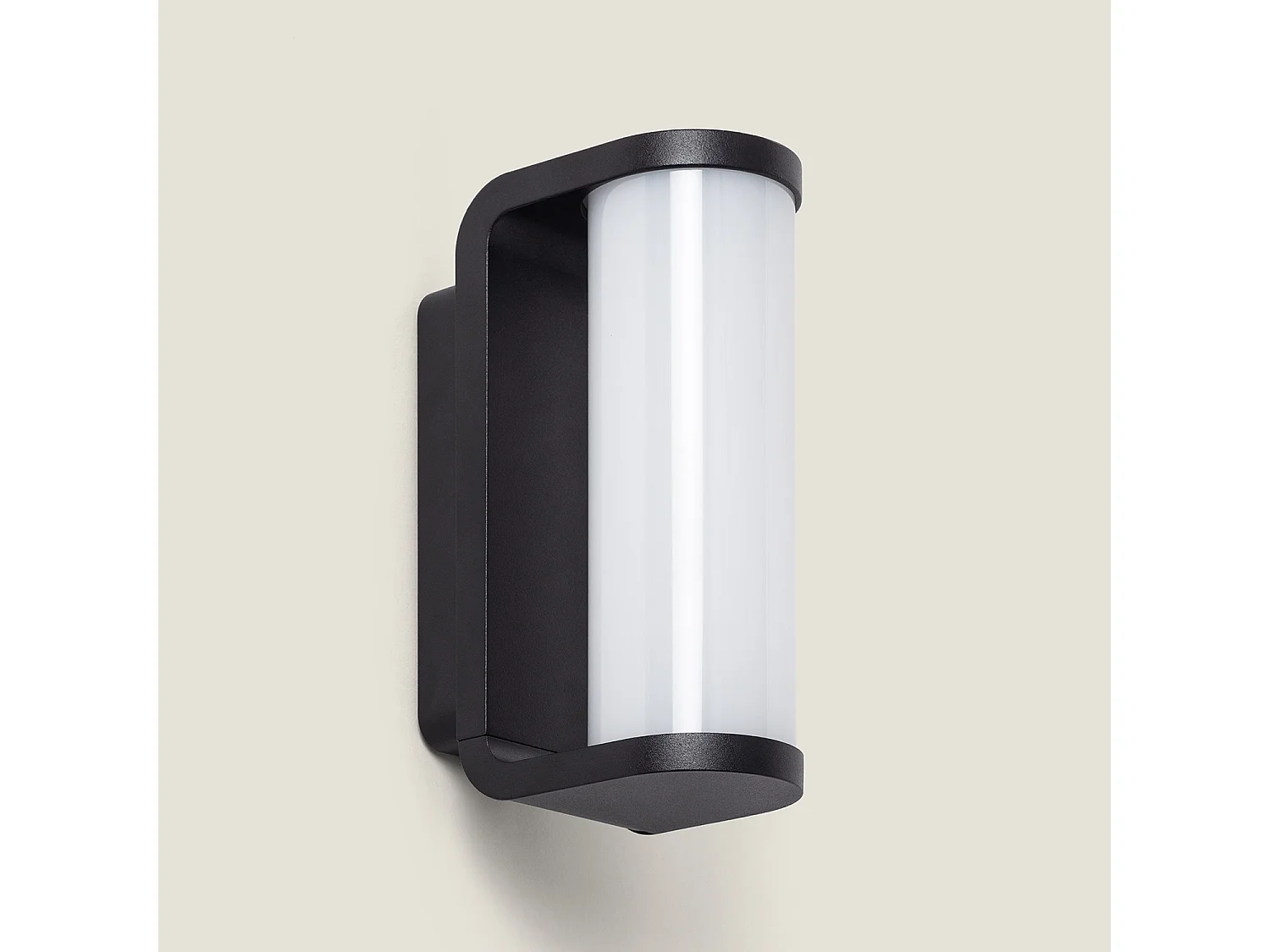 Applique da Parete Alluminio per Esterno LED 15W Dybowo 3000K Nero Bianco Caldo