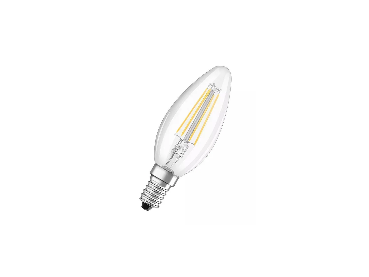 Lampadina LED FilamentoE14 4W 470 lm C35 Parathom Value Classic  2700K Bianco Caldo