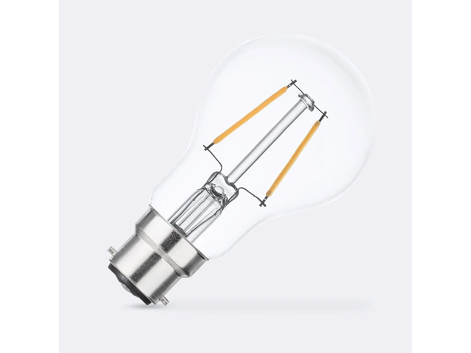 Ampoule Filament LED B22 2W A60 200lm No Flicker 4000K Blanc neutre