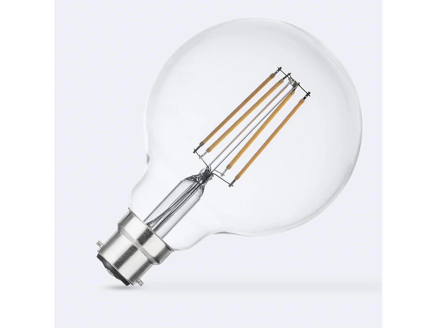 Lampadina LED Filamento B22 6W 806 lm G95 No Flicker 4000K Bianco Naturale