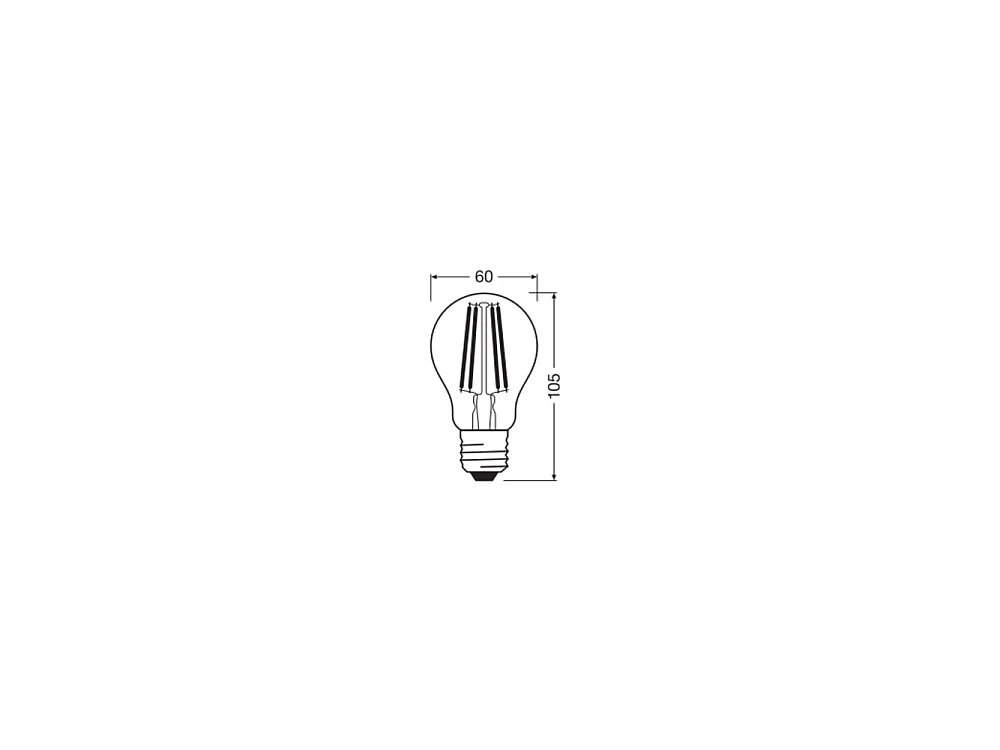 Ampoule LED Ledvance/Osram "Classique" E27 11W 1521Lm 2700K 300º IP20 Dimmable