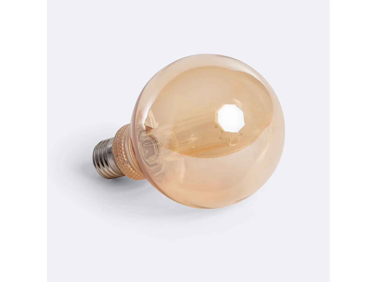 Ampoule Filament LED E27 3,5W 110 lm G95 Gold No Flicker 1800K Super chaud