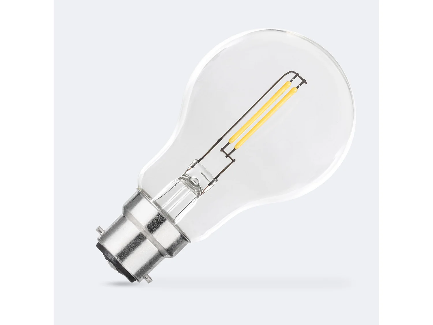 Ampoule Filament LED B22 2W 260 lm A60 2700K Blanc chaud
