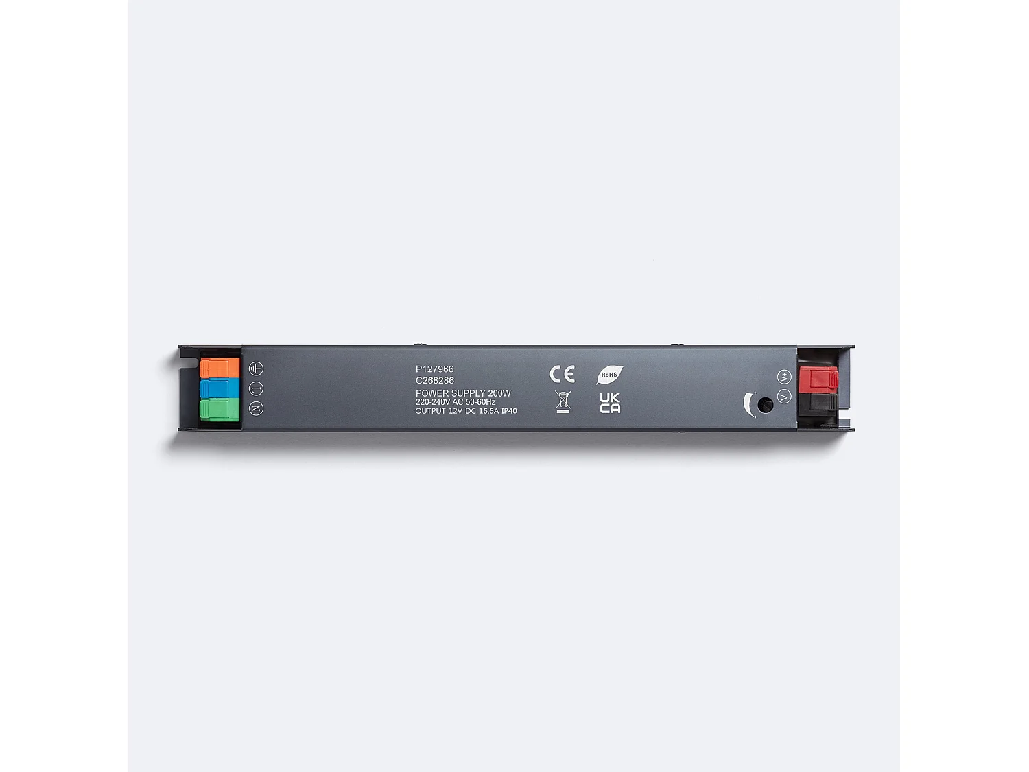 Fuente de Alimentación Ultra Slim 12V DC IP40 200 W