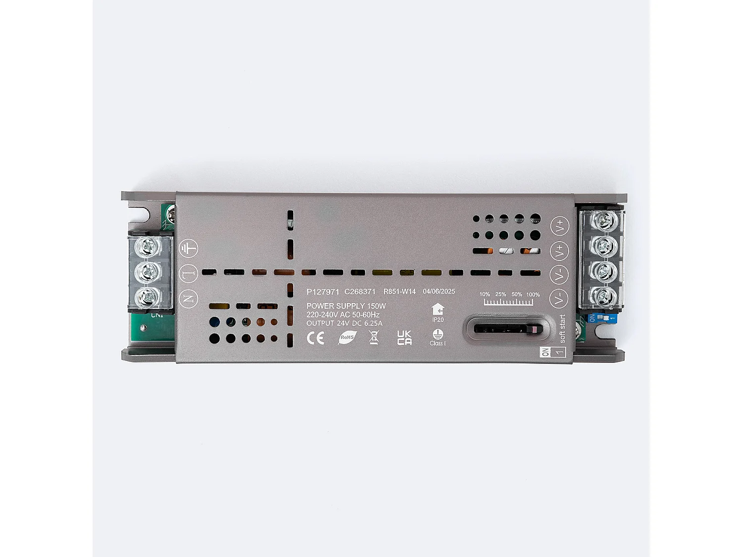 Trasformatore Slim Regolabile in Intensità Fade PRO 24 V DC 150 W