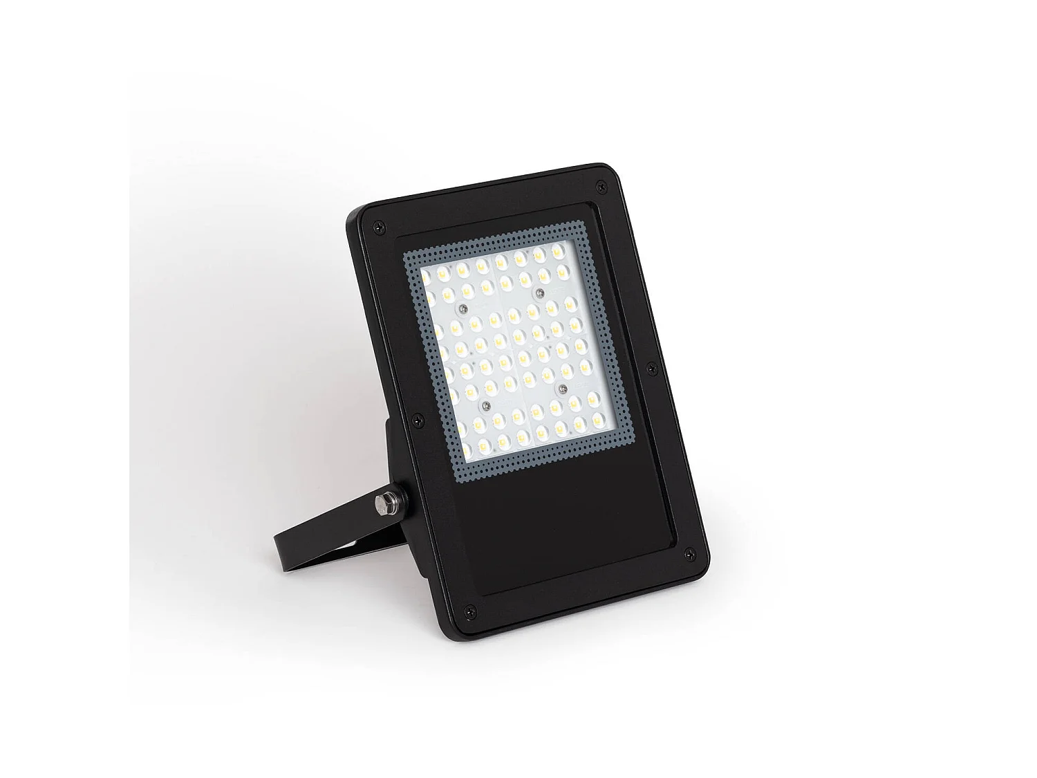 Foco Proyector LED 50W 170 lm/W IP65 ELEGANCE Slim PRO Negro 3000K Blanco Cálido Asimétrica 30ºx90º