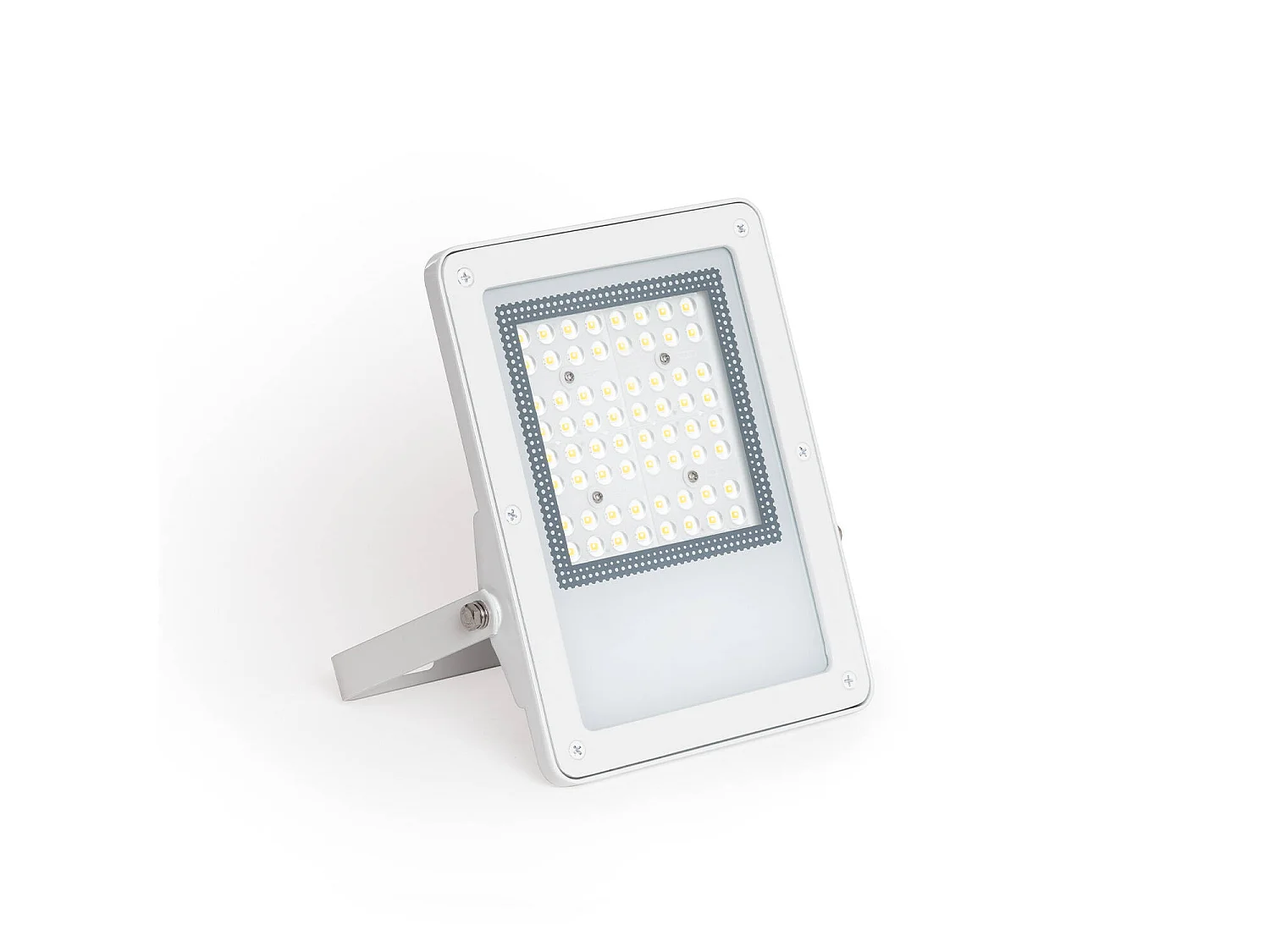 Foco Proyector LED 50W Regulable 0-10V 170 lm/W IP65 ELEGANCE Slim PRO Blanco 4000K Blanco Neutro Asimétrica 30ºx90º
