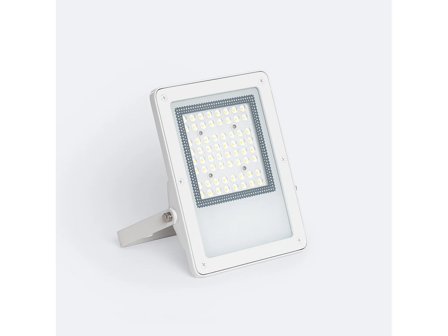 Foco Proyector LED 50W Regulable 0-10V 170 lm/W IP65 ELEGANCE Slim PRO Blanco 4000K Blanco Neutro Asimétrica 30ºx90º