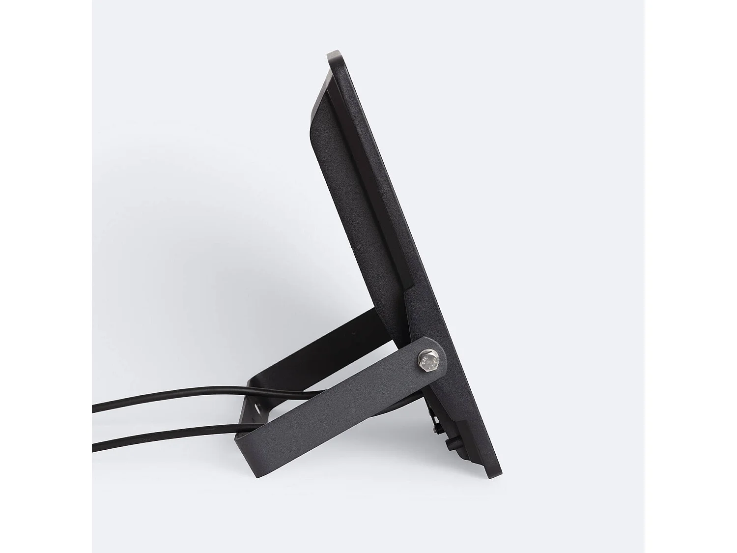 Foco Proyector LED 150W 170 lm/W IP65 ELEGANCE Slim PRO Negro 3000K Blanco Cálido Asimétrica 30ºx90º