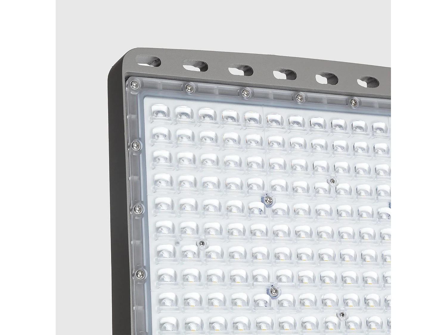 Foco Proyector LED dos Módulos Premium 160 lm/W IP66 Regulable 0-10V Pyros II 5000K Type 3 S1 130x60 Blanco Frío 400 W