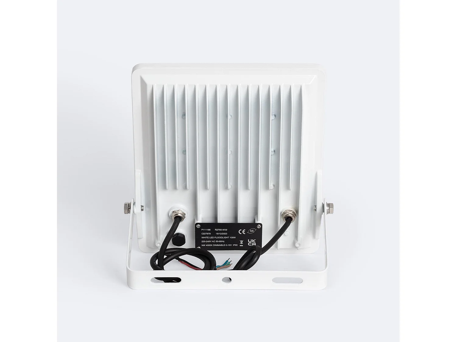 Foco Proyector LED 100W Regulable 0-10V 170 lm/W IP65 ELEGANCE Slim PRO Blanco 4000K Blanco Neutro Asimétrica 30ºx90º