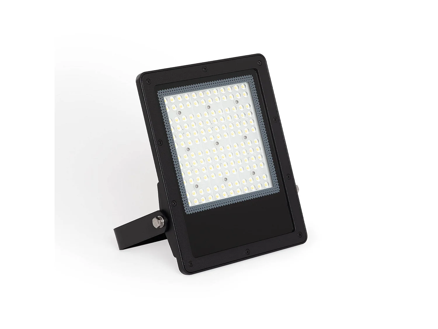 Foco Proyector LED 100W Regulable 0-10V 170 lm/W IP65 ELEGANCE Slim PRO Negro 3000K Blanco Cálido Asimétrica 30ºx90º