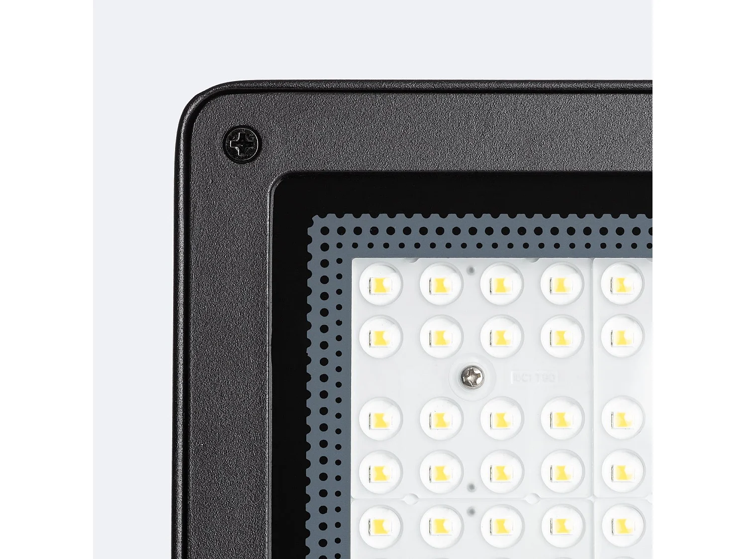 Foco Proyector LED 100W Regulable 0-10V 170 lm/W IP65 ELEGANCE Slim PRO Negro 3000K Blanco Cálido Asimétrica 30ºx90º