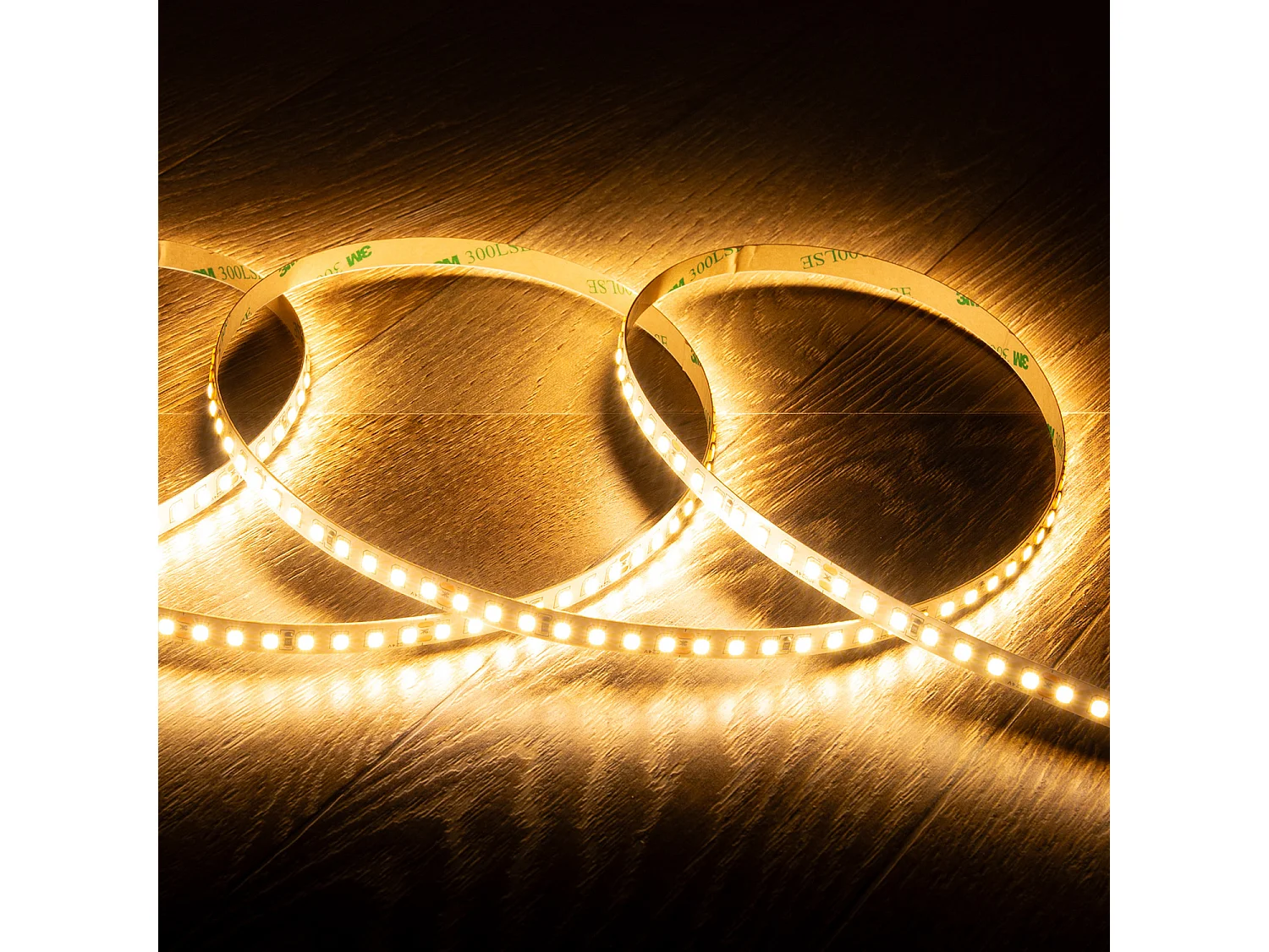 Ruban LED 24V SMD 140 LED/m 5m 12W/m 1400lm/m Largeur 8mm Coupe 5cm IP20 2700K Blanc chaud