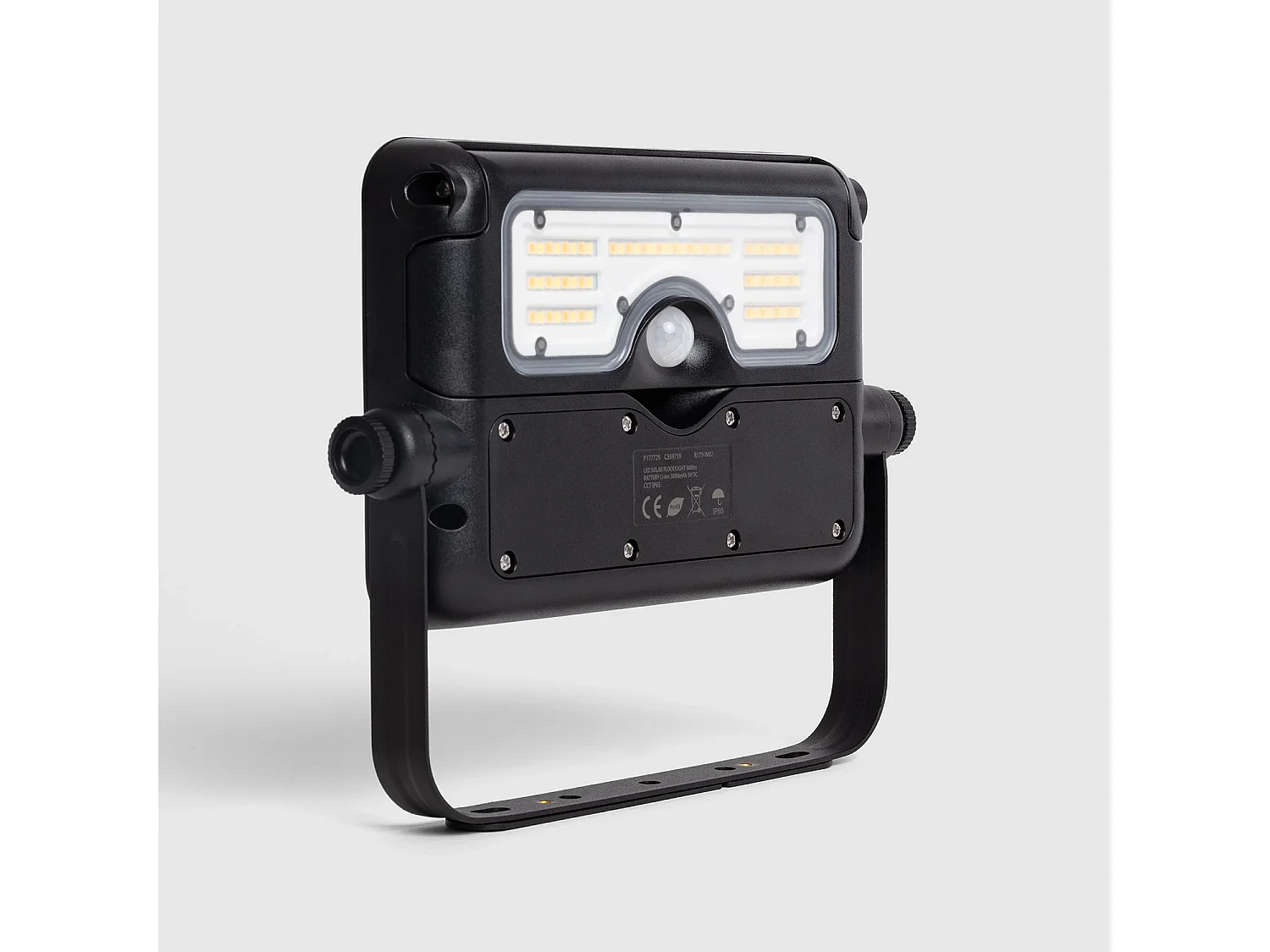 Proiettore LED 3CCT Solare IP65 con Sensore di Movimento PIR e Sensore Crepuscolare 7 W