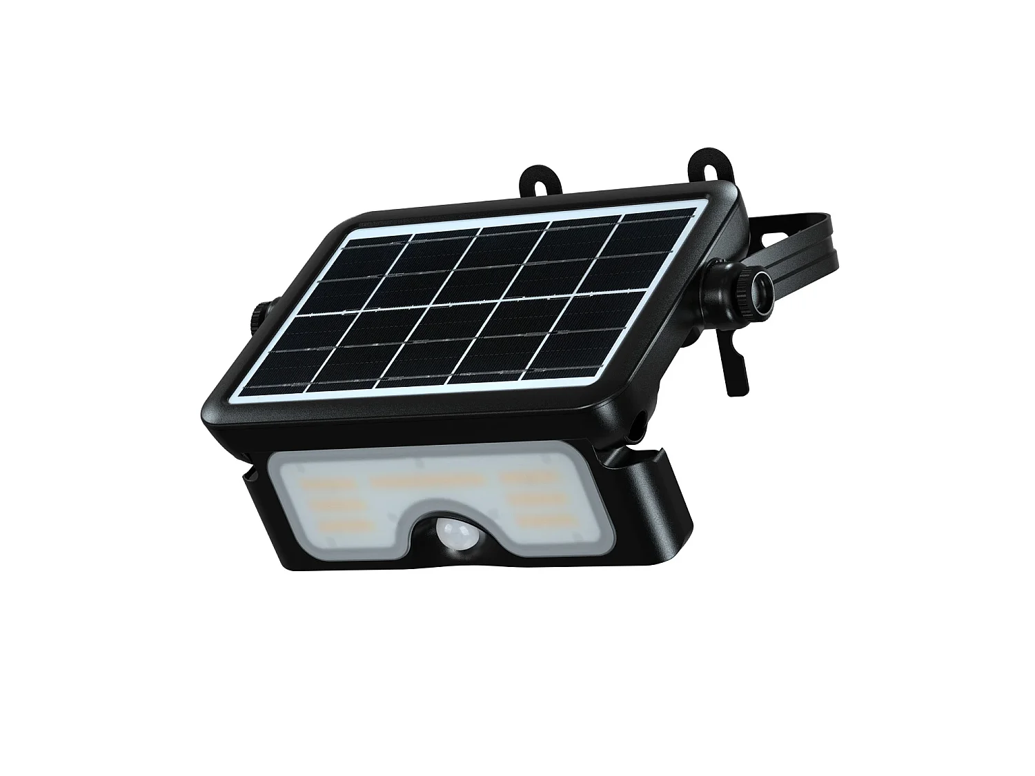 Proiettore LED 3CCT Solare IP65 con Sensore di Movimento PIR e Sensore Crepuscolare 7 W