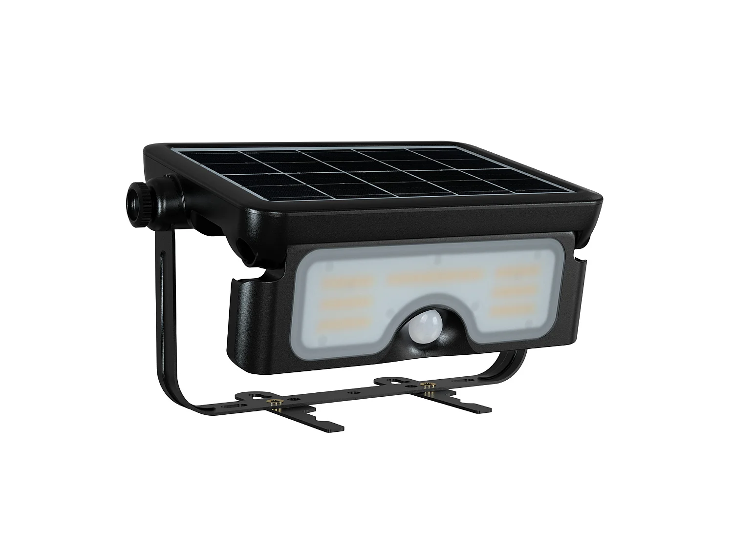 Proiettore LED 3CCT Solare IP65 con Sensore di Movimento PIR e Sensore Crepuscolare 7 W
