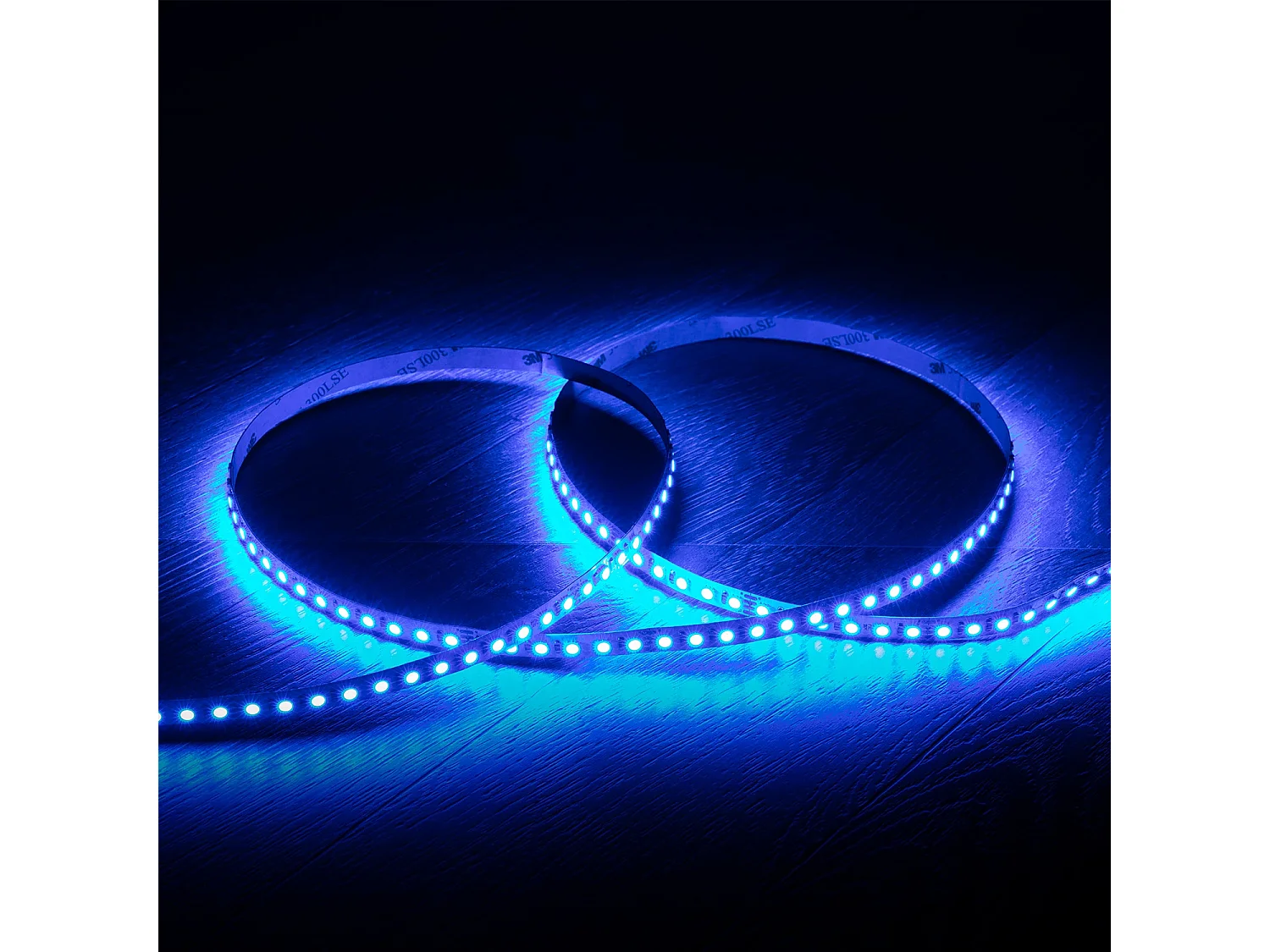 Ruban LED 24V RGB SMD 120 LED/m 5m 9W/m Largeur 8mm Coupe 5cm IP20 RGB