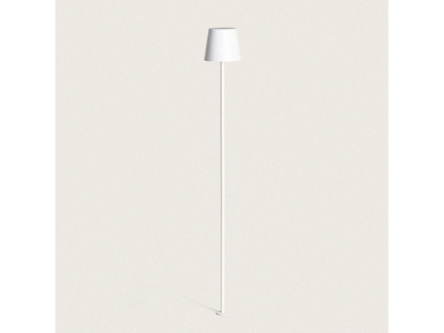 Baliza LED 3W para Exterior Batería USB Recargable Aluminio con Pincho 80cm Anisa Blanco