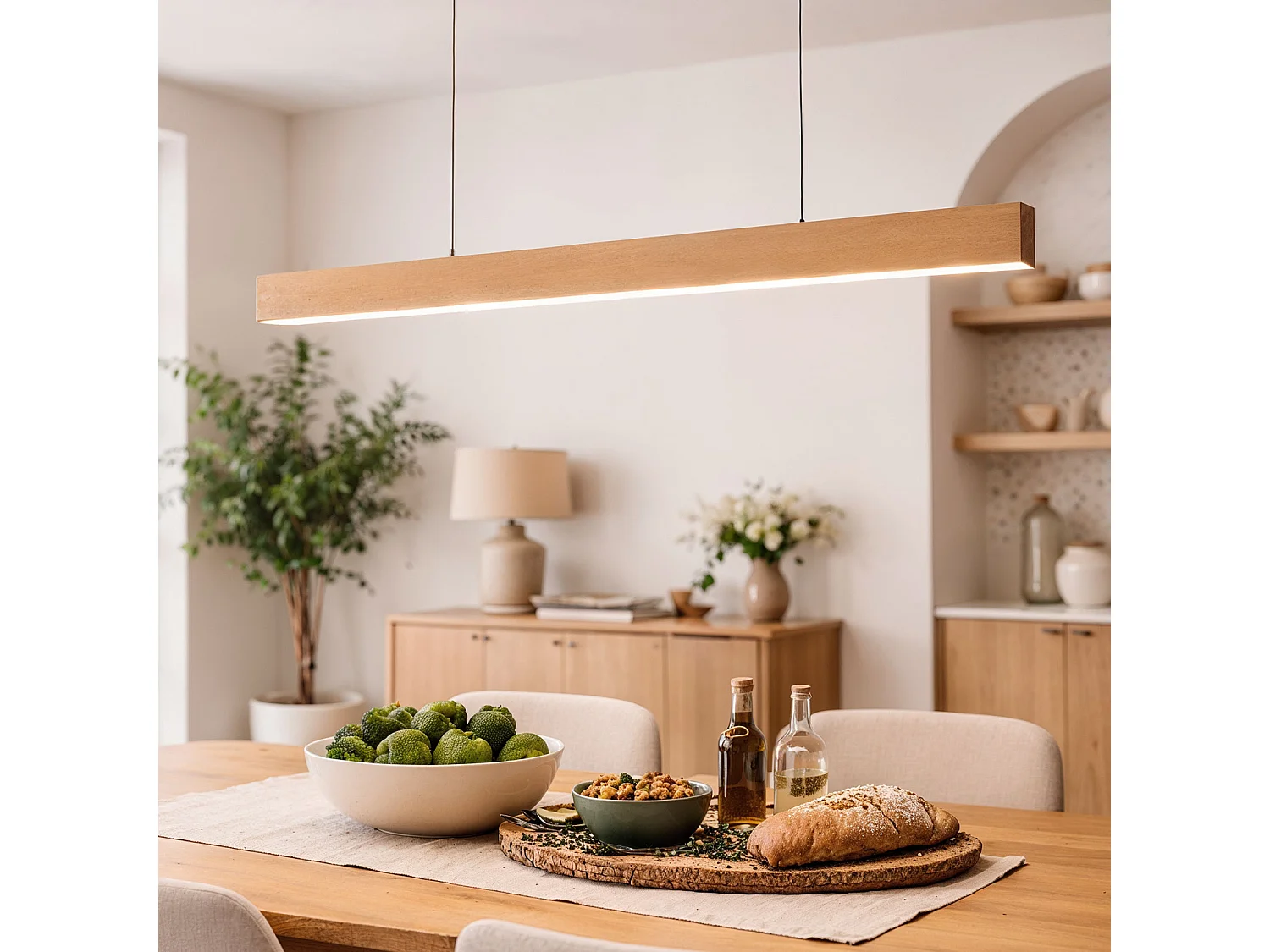Barre Linéaire LED 120cm 30W CCT Sélectionnable Wanda No Flicker Naturel Sélectionnable (chaud-neutre-froid) 2800K - 3800K - 5000K