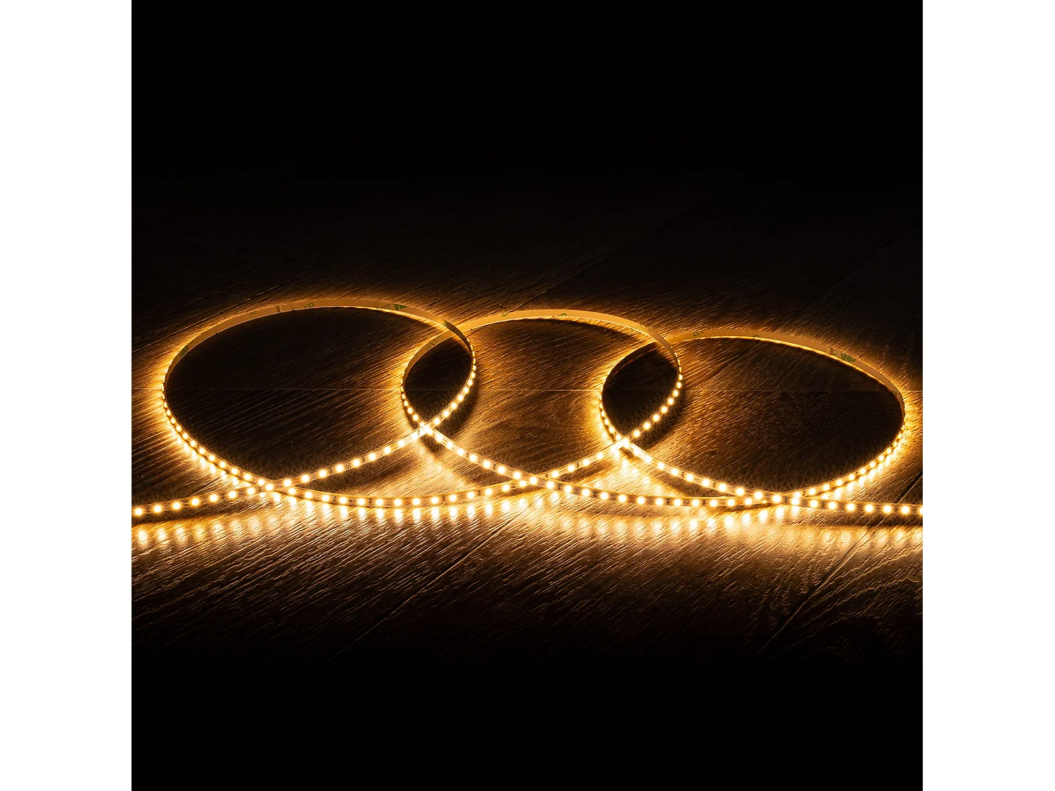 Ruban LED 24V SMD 168LED/m 5m 5W/m 400lm/m Largeur 3mm Slim Coupe 5cm IP20 2700K Blanc chaud