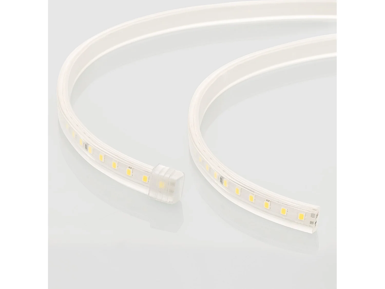 Tira LED Regulable 220V SMD 120 LED/m 8.5W/m 850lm/m Ancho 12mm Corte 20cm IP65 a Medida 4000K Blanco Neutro 4 m