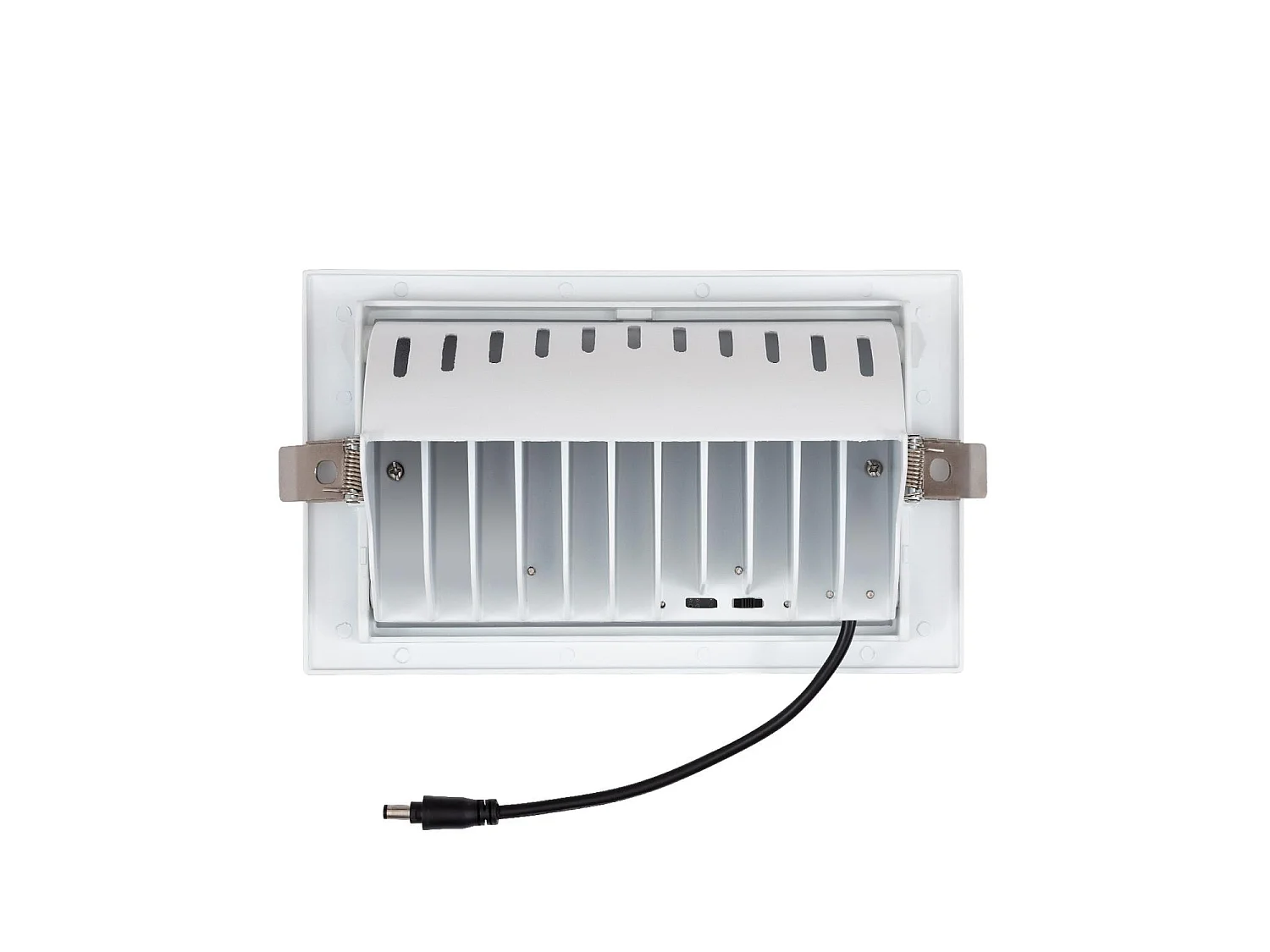 Spot Downlight LED 38W Rectangulaire Orientable  130 lm/W  Coupe 210x125 mm Sélectionnable (Neutre-Froid)
