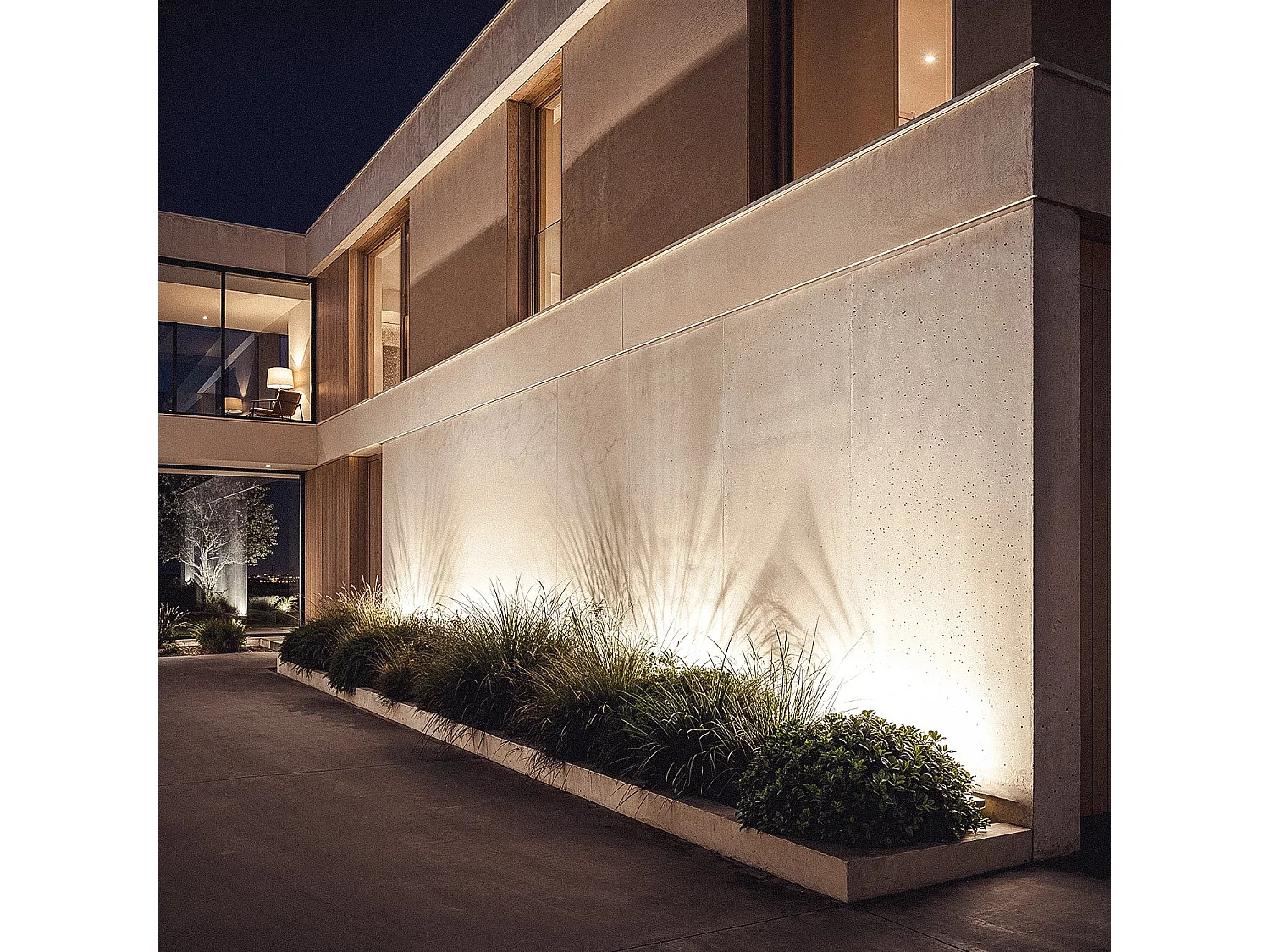 Linéaire Wallwasher LED 18W IP65 50cm 6000K Blanc froid