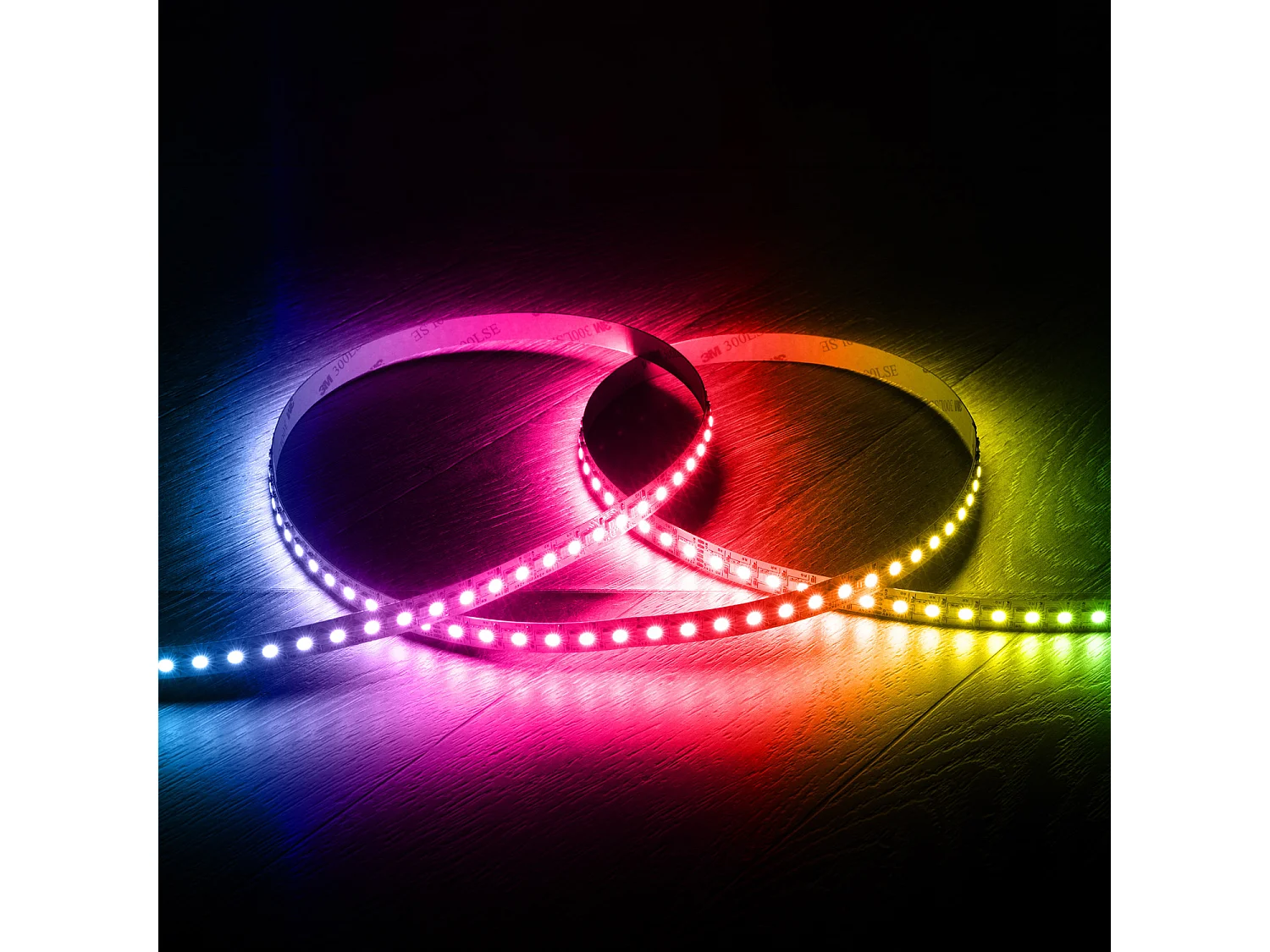 Tira LED 24V RGB+CCT SMD 216 LED/m 5m 18W/m Ancho 10mm Corte 5cm IP20 RGB+CCT