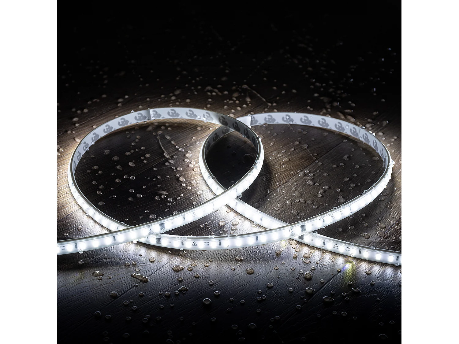 Tira LED Regulable 220V SMD Autorrectificada 120 LED/m BOBINA 20m 8,5W/m 750lm/m Ancho 10mm Corte 10cm IP65 6000K Blanco Frío