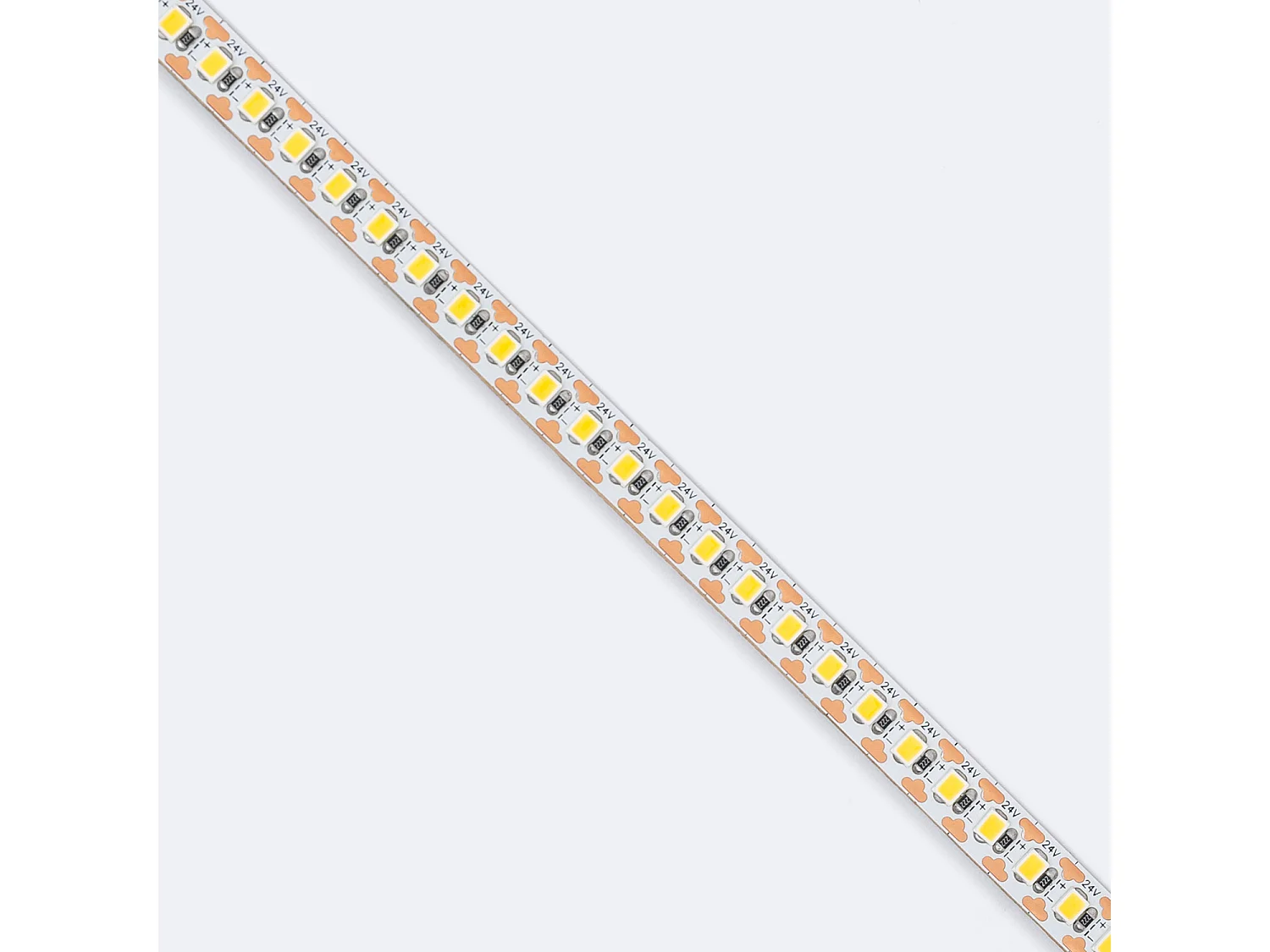 Ruban LED 24V SMD 160 LED/m 5m 15W/m 1650lm/m Largeur 8mm FreeCut IP20 4000K Blanc neutre