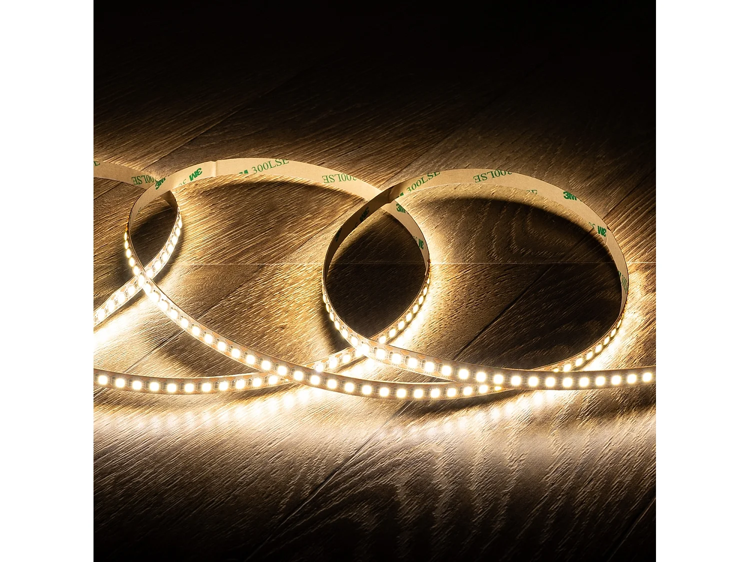 Ruban LED 24V SMD 160 LED/m 5m 15W/m 1650lm/m Largeur 8mm FreeCut IP20 4000K Blanc neutre
