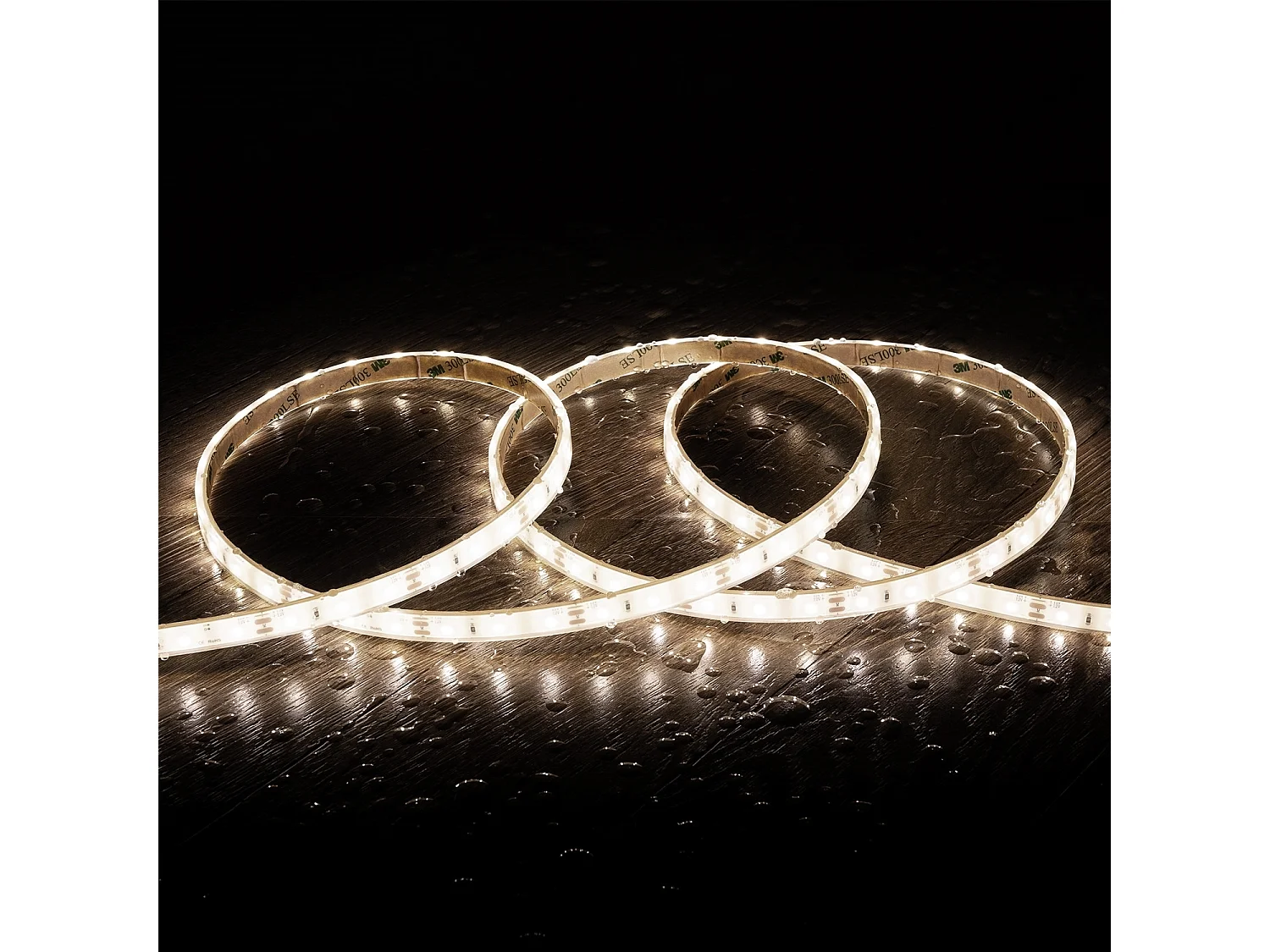 Ruban LED Dimmable 220V SMD Auto-redressement 120 LED/m BOBINE 50m 17W/m 2040lm/m SILICONE FLEX IC2 Largeur 12mm Coupe 10cm IP65 4000K Blanc neutre
