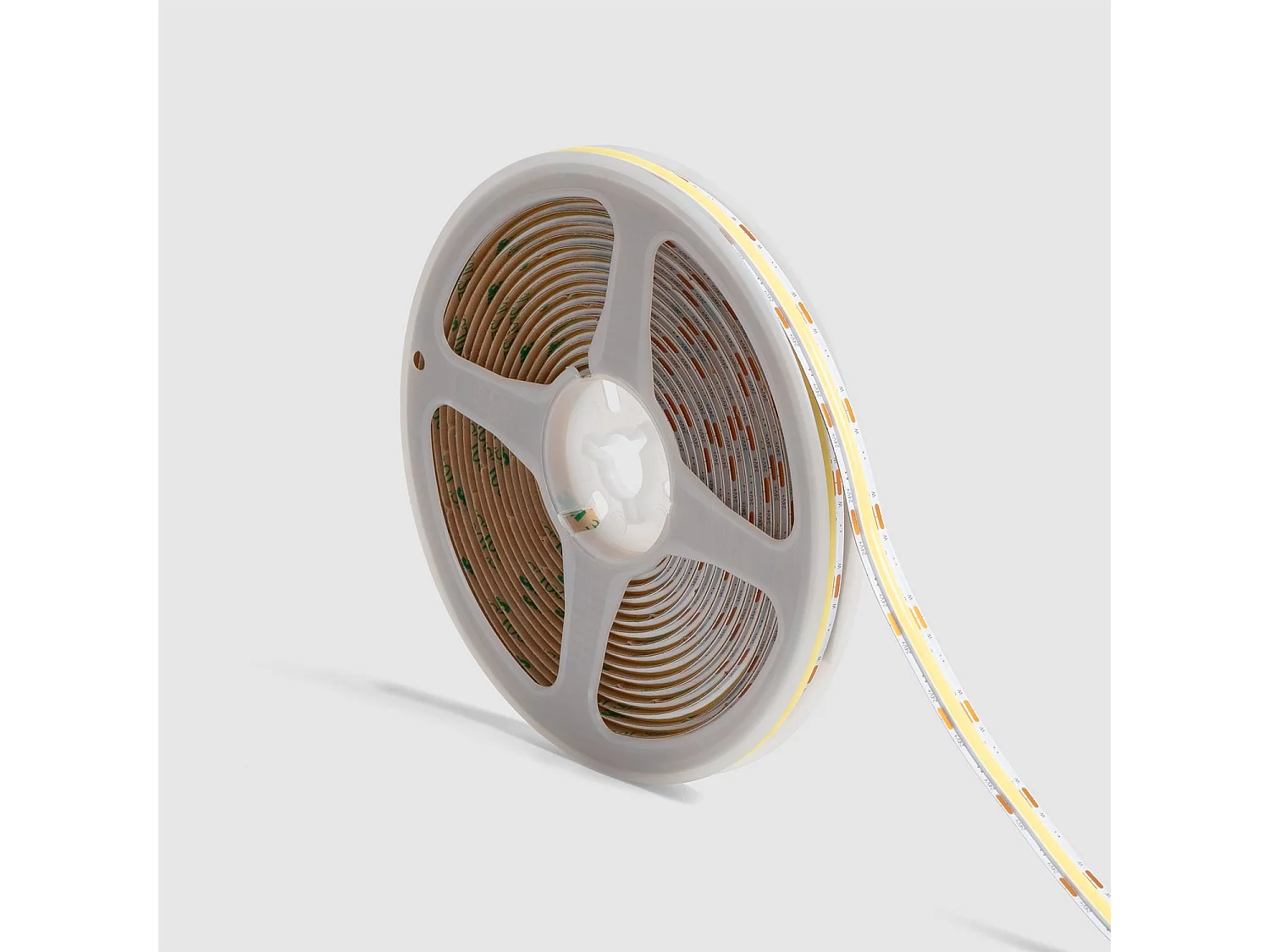 Ruban LED 24V COB CCT 576 LED/m 5m 18W/m 1400lm/m Largeur 8mm Coupe 4cm IP20 CRI90 2700K - 4000K - 6000K CCT