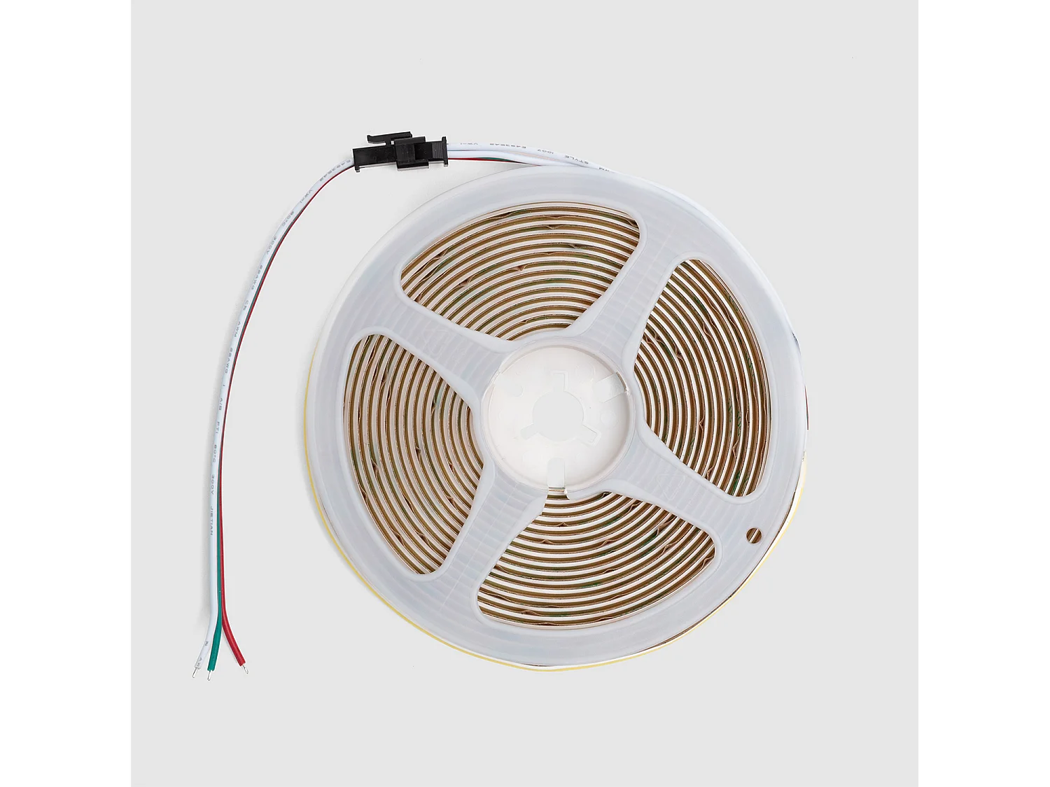 Ruban LED 24V COB CCT 576 LED/m 5m 18W/m 1400lm/m Largeur 8mm Coupe 4cm IP20 CRI90 2700K - 4000K - 6000K CCT