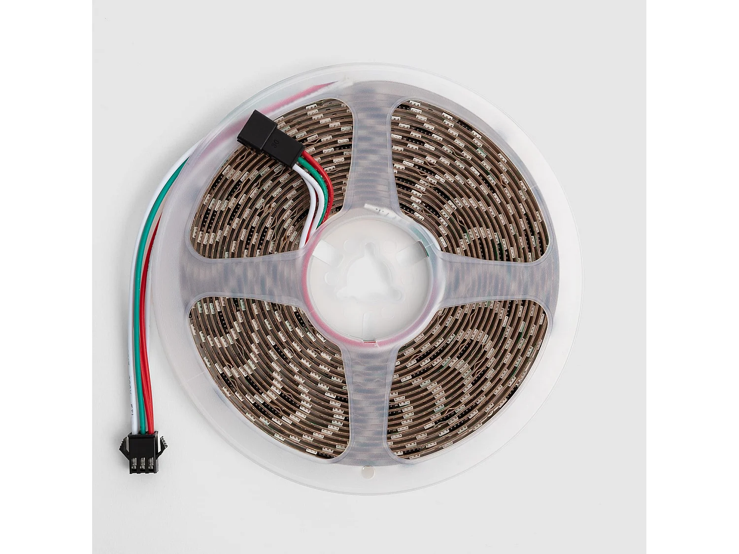 Ruban LED Digital SPI 24V RGBIC SMD 96 LED/m 5m Largeur 8mm Coupe 6 cm IP20 RGBIC
