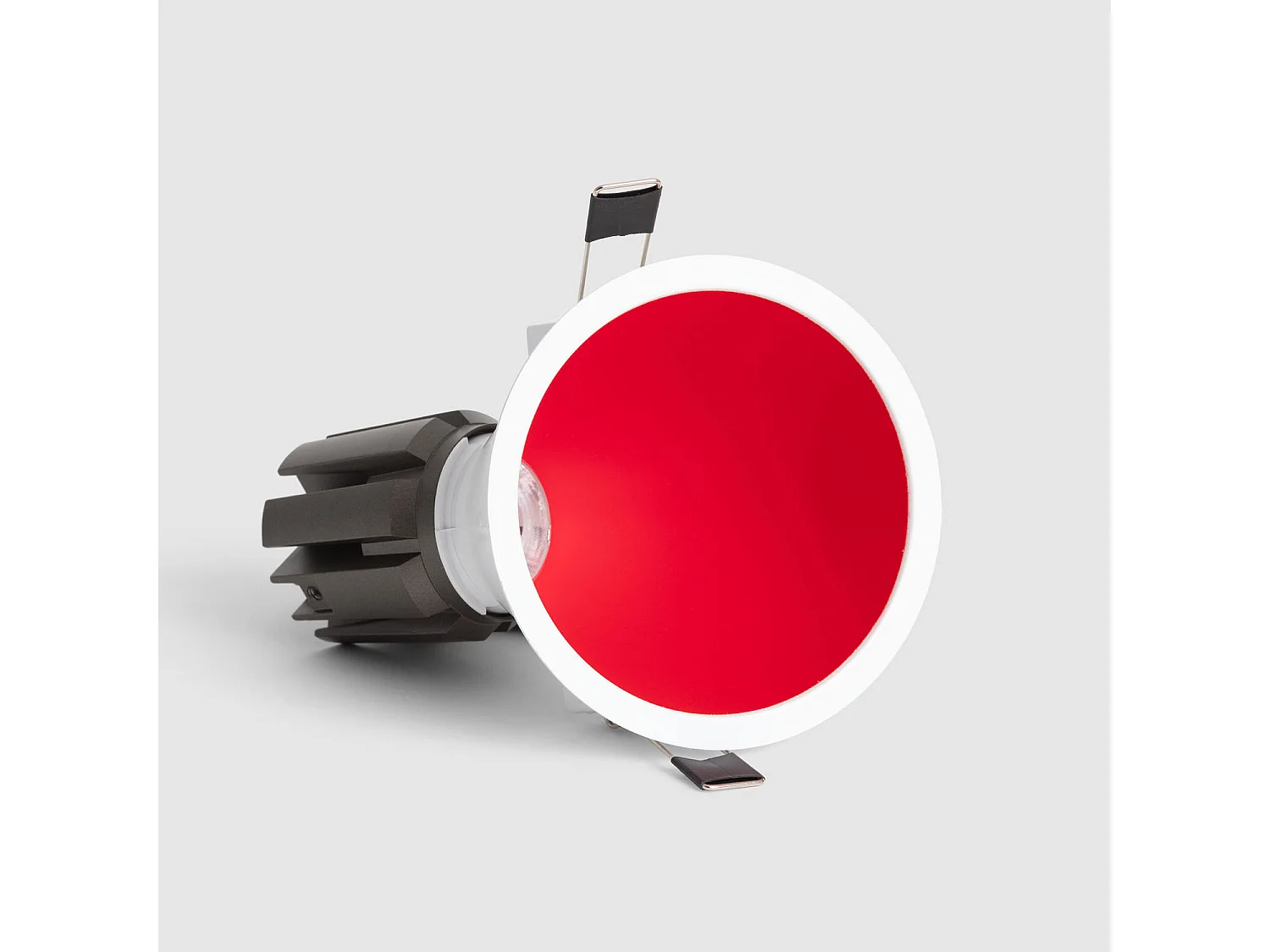 Faretto Downlight LED 9-12W Conico Inclinazione 20º Areni Foro Ø 100 mm 4000K Rosso Bianco Naturale 12 W