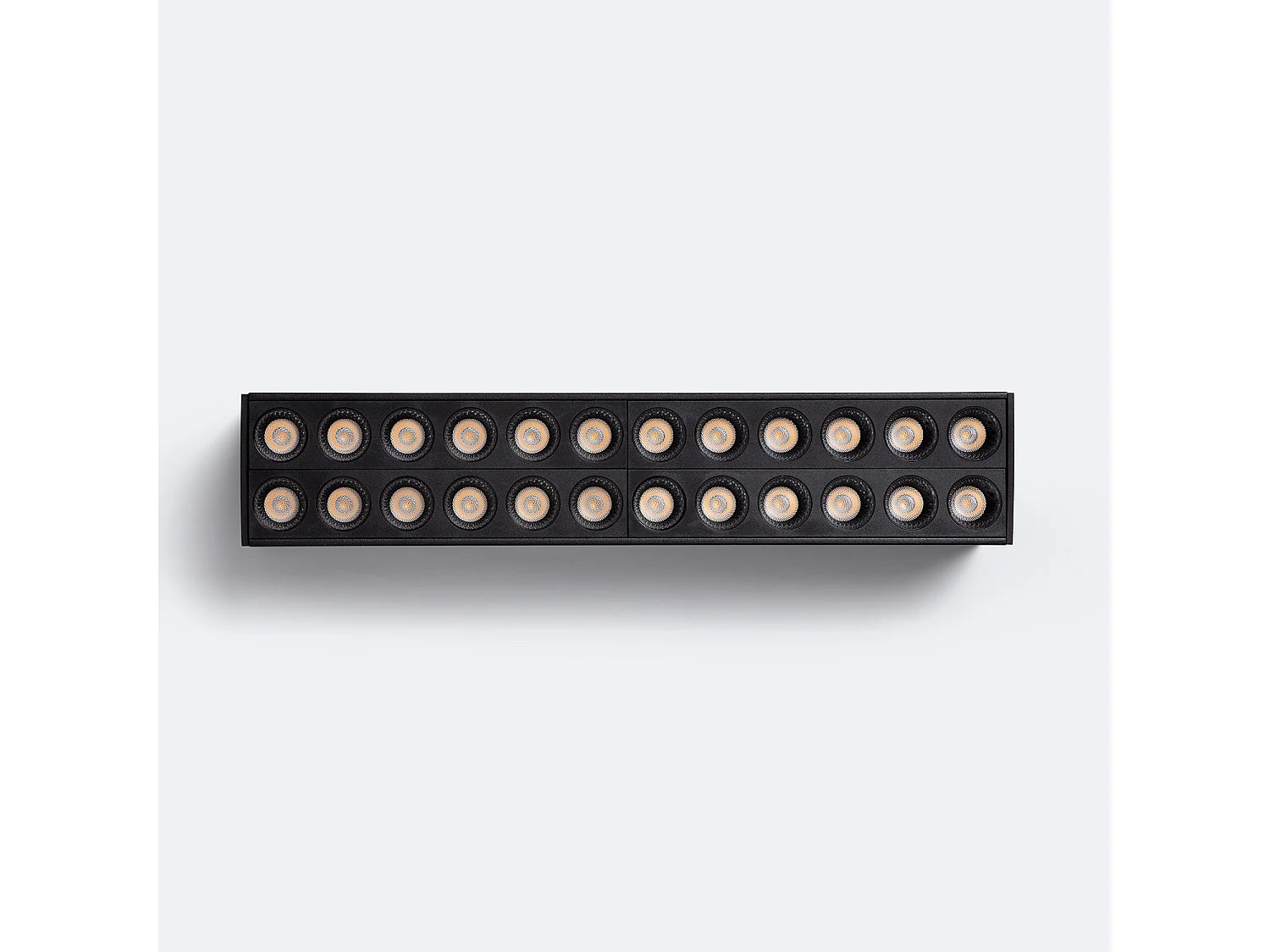 Spot Linéaire Optic LED en Saillie 300mm 24W CRI90 (UGR16) 4000K Blanc neutre