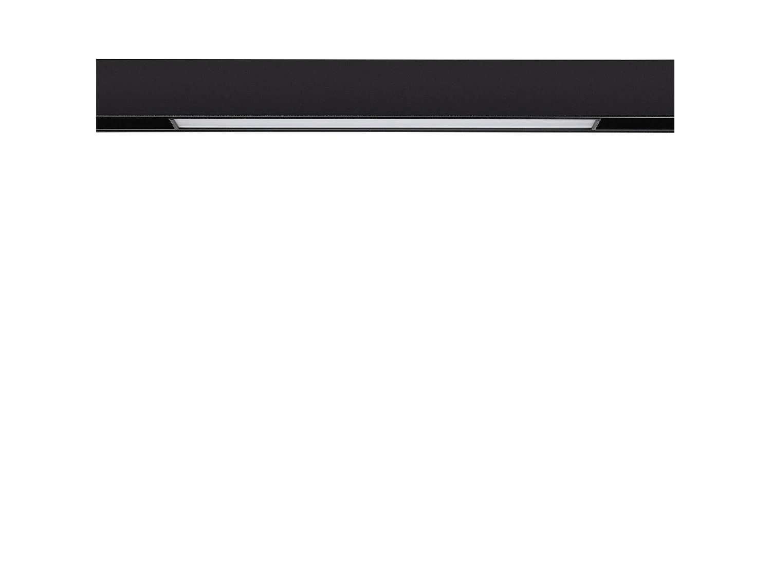 Spot Linéaire LED sur Rail Magnétique 20mm 15W Opal 48V Sélectionnable (chaud-neutre) 2700K - 3500K - 4000K