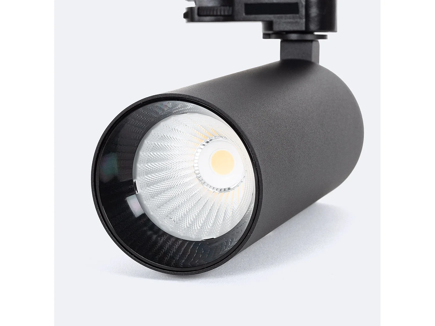 Spot LED sur Rail Triphasé 18W CCT Sélectionnable Misoh 2700K - 4000K - 6000K 38º Noir CCT