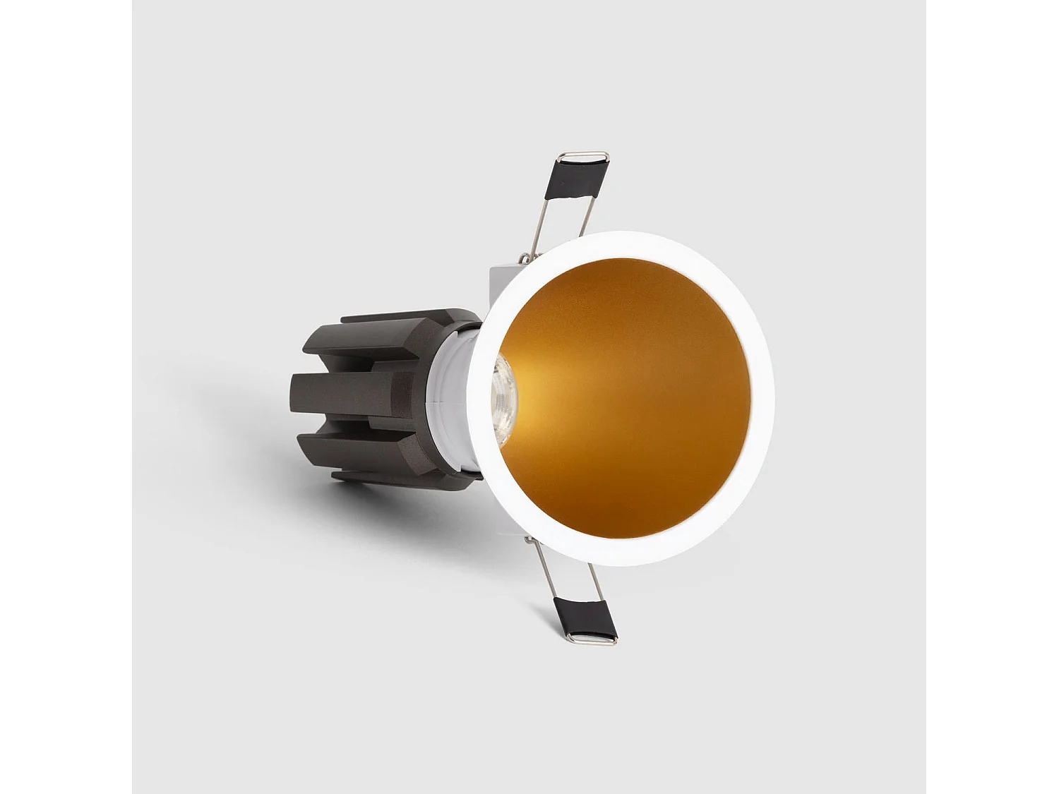 Faretto Downlight LED 9-12W Conico Inclinazione 20º Areni Foro Ø 85 mm 3500K Oro Bianco Caldo 12 W