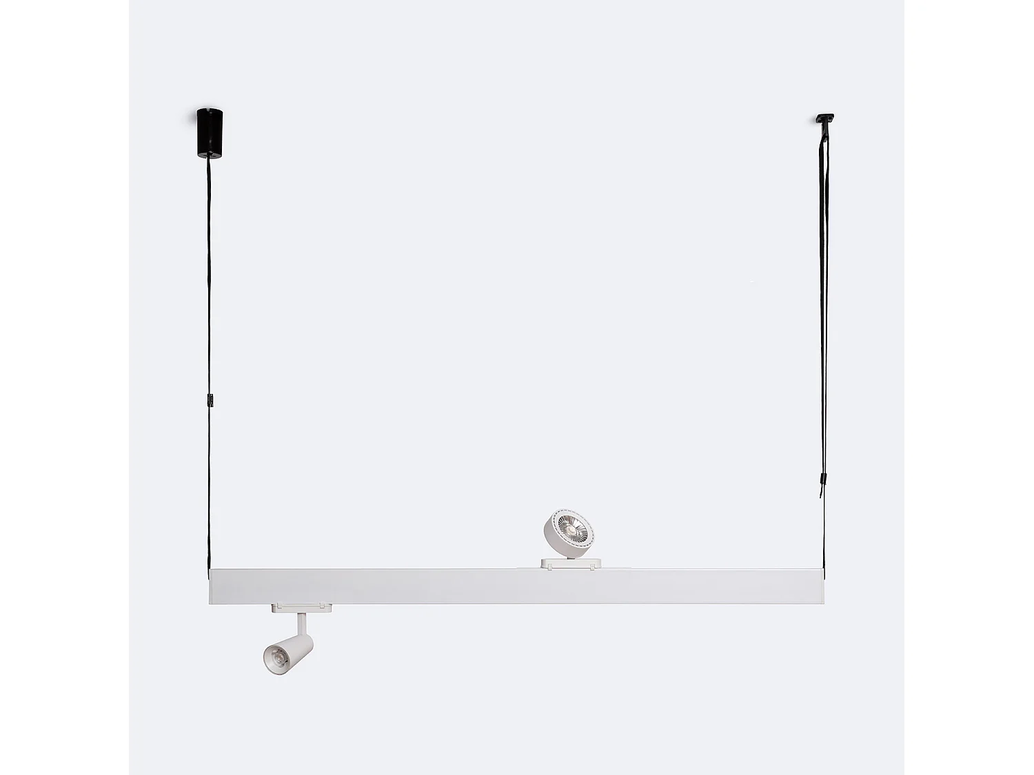 Barre Linéaire LED 120cm 30W Suwis avec Rail Magnétique 20mm Blanc
