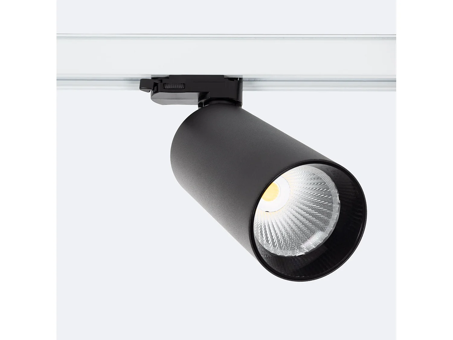 Spot LED sur Rail Triphasé 30W CCT Sélectionnable Misoh 2700K - 4000K - 6000K 38º Noir CCT