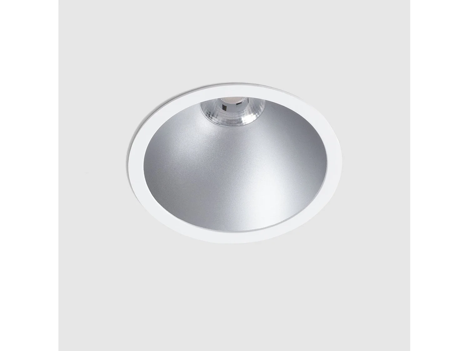 Faretto Downlight LED 9-12W Conico Areni Foro Ø 85 mm 3500K Grigio Bianco Caldo 12 W