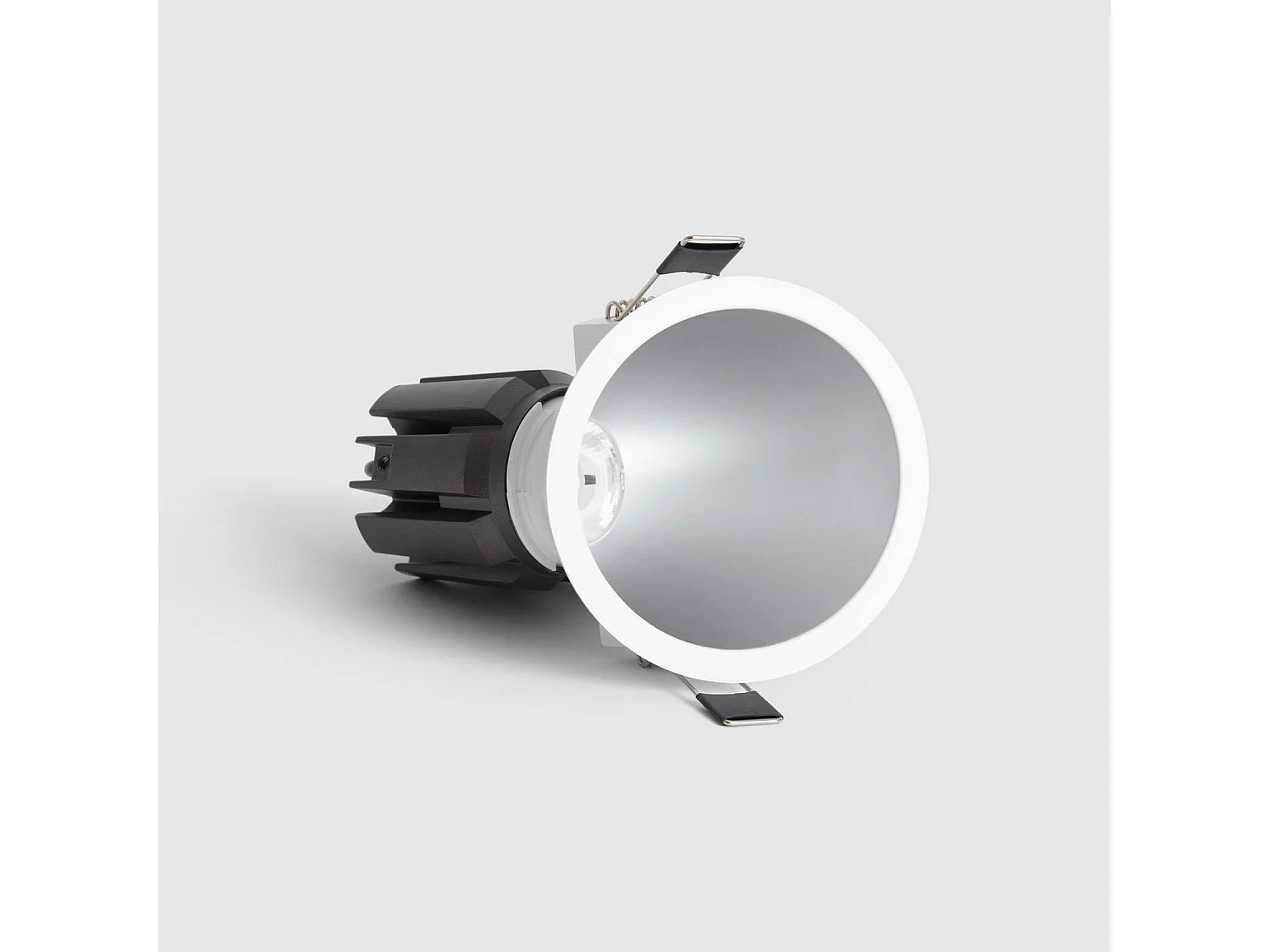 Foco Downlight LED 9W / 12W Cónico inclinación 20º Areni Corte Ø 85 mm 3500K Gris Blanco Cálido 9 W
